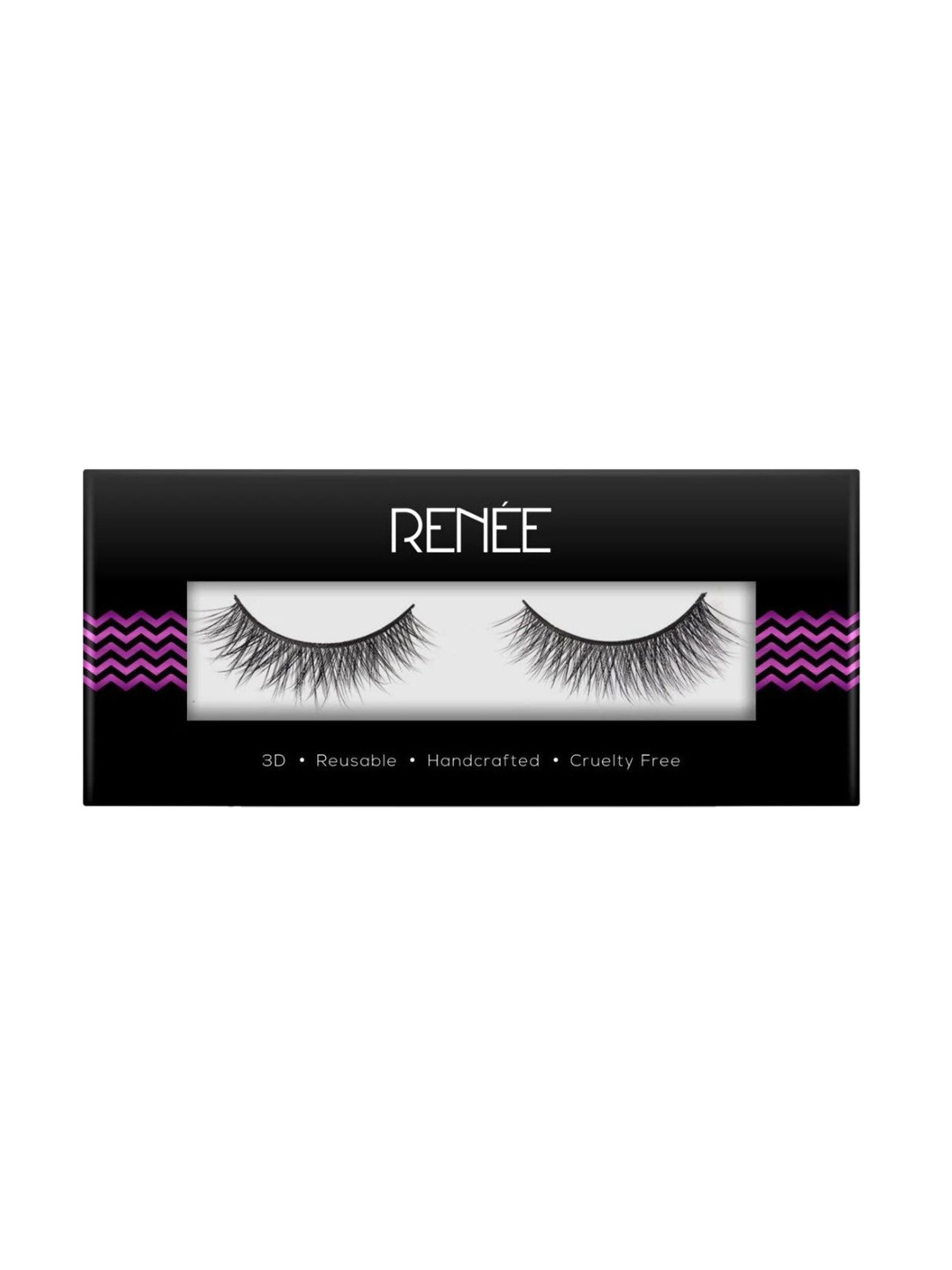 Renee Sasha-The Blink Reusable & Handcrafted False Eyelashes - Black