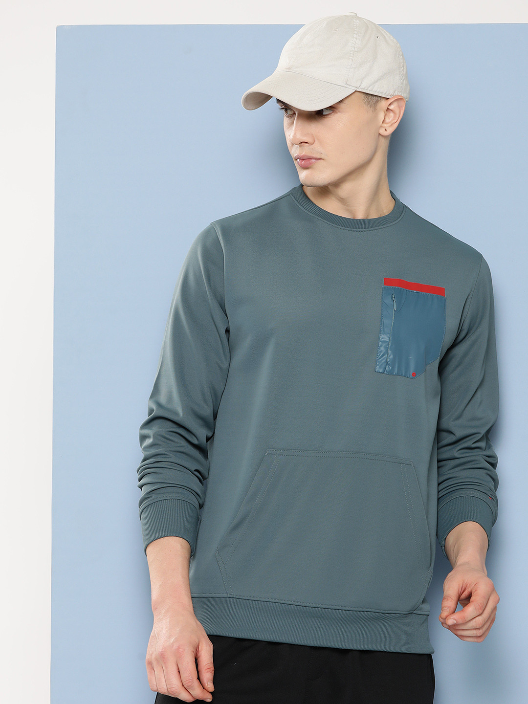 Slazenger Zip Pocket Detail Ultra-Dry Sweatshirt