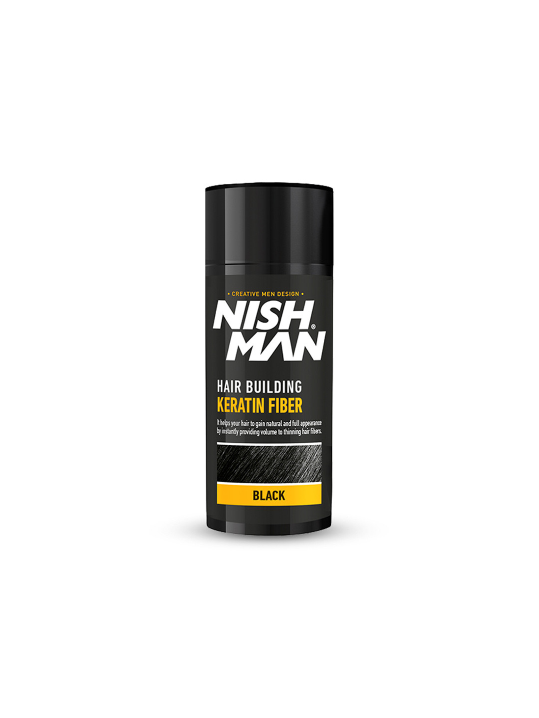 Nishman Hair Building Keratin Fiber 21g - Black