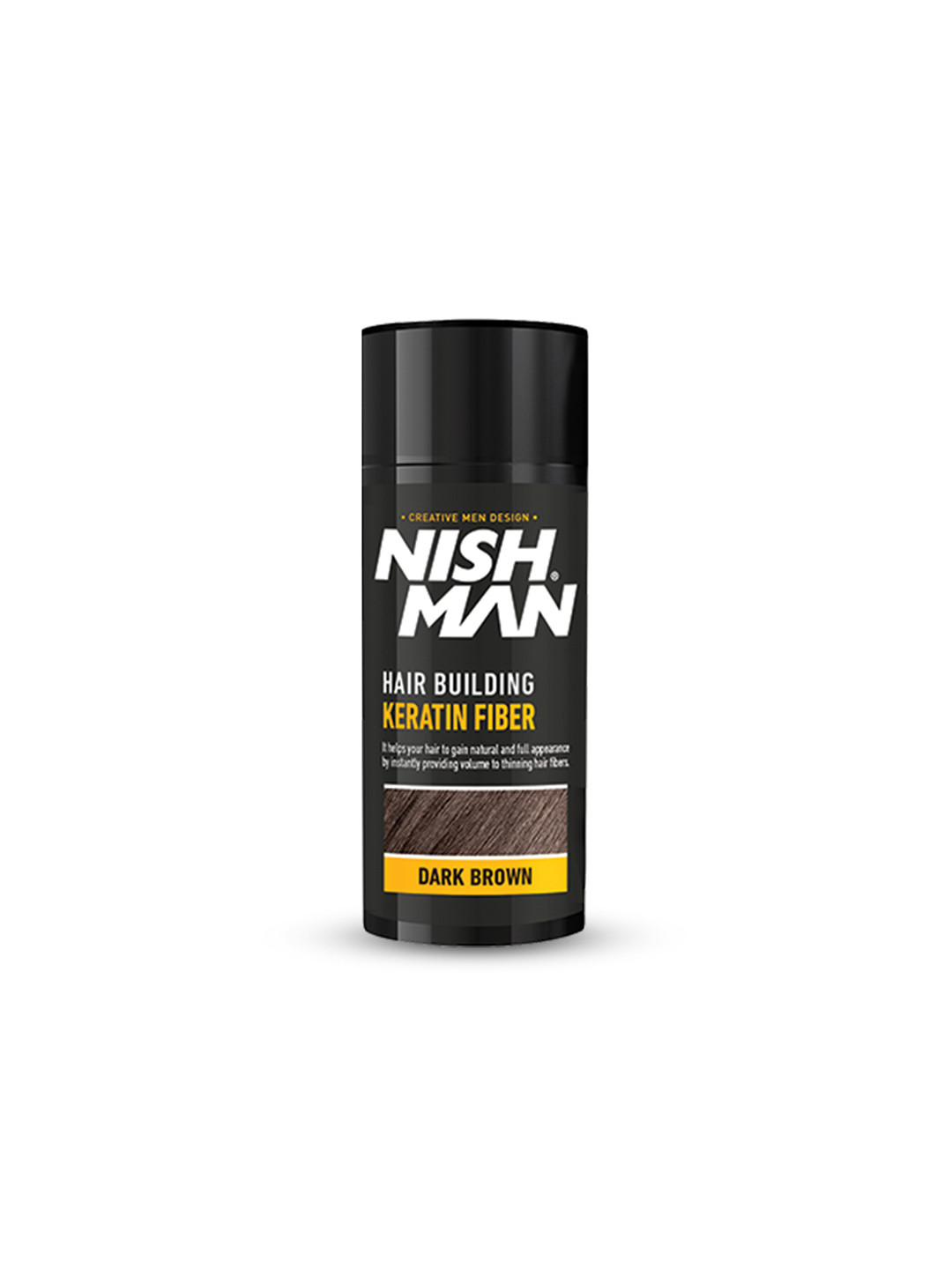 Nishman Hair Building Keratin Fiber 21g - Dark Brown