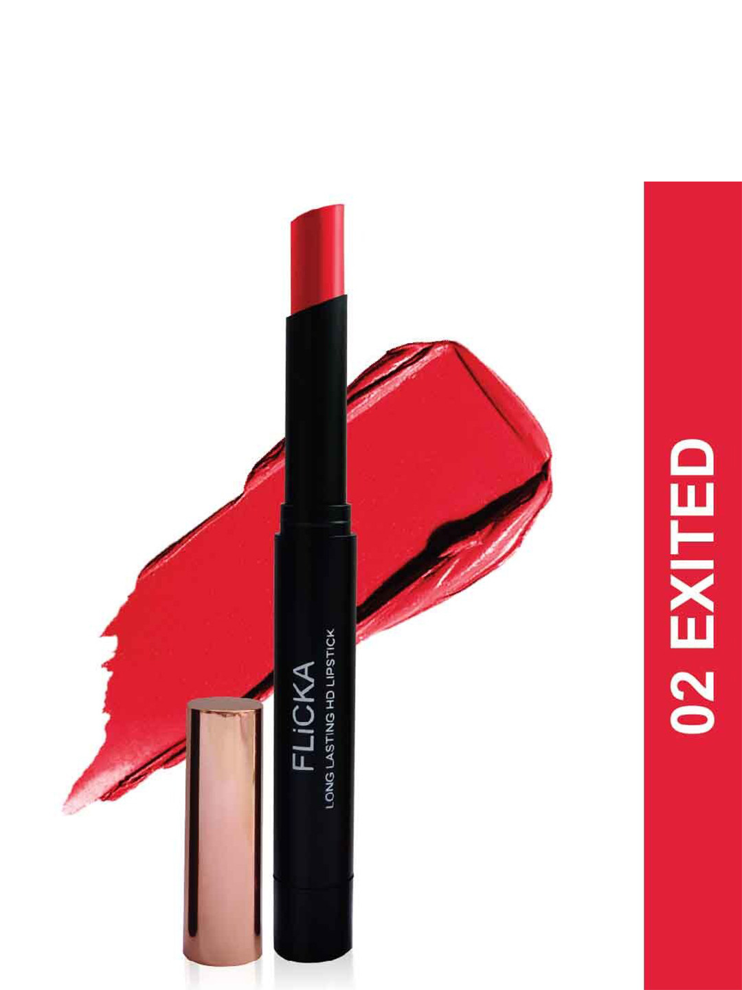 FLiCKA High Drama Long Lasting & Waterproof HD Lipstick - Exited 02