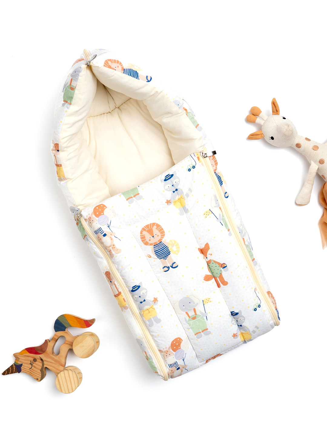 haus & kinder Infants Printed Cotton Baby Sleeping Bag