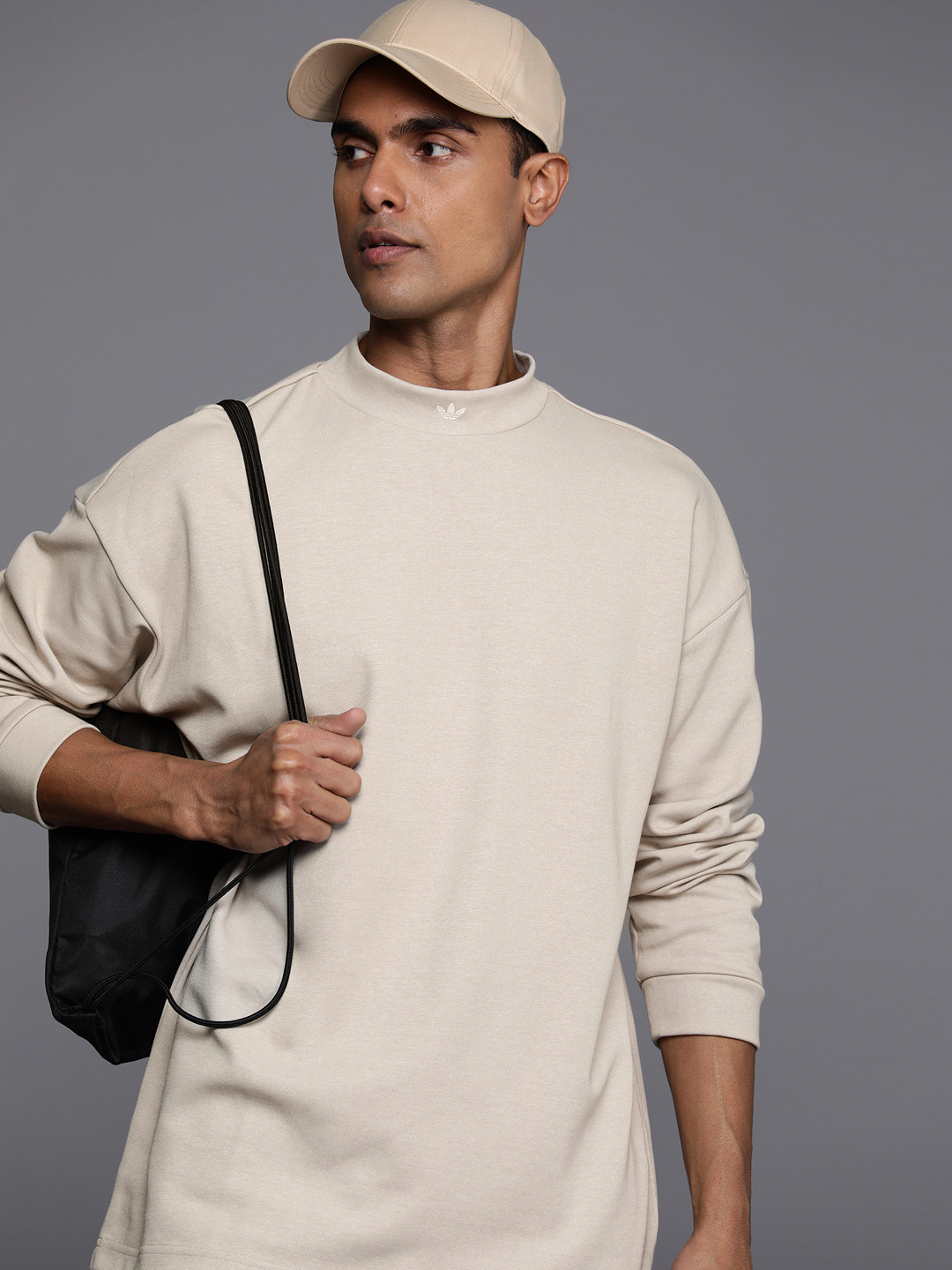 Mens Tshirt Cream Adidas Shirt ADIDAS Originals Men Movement Long