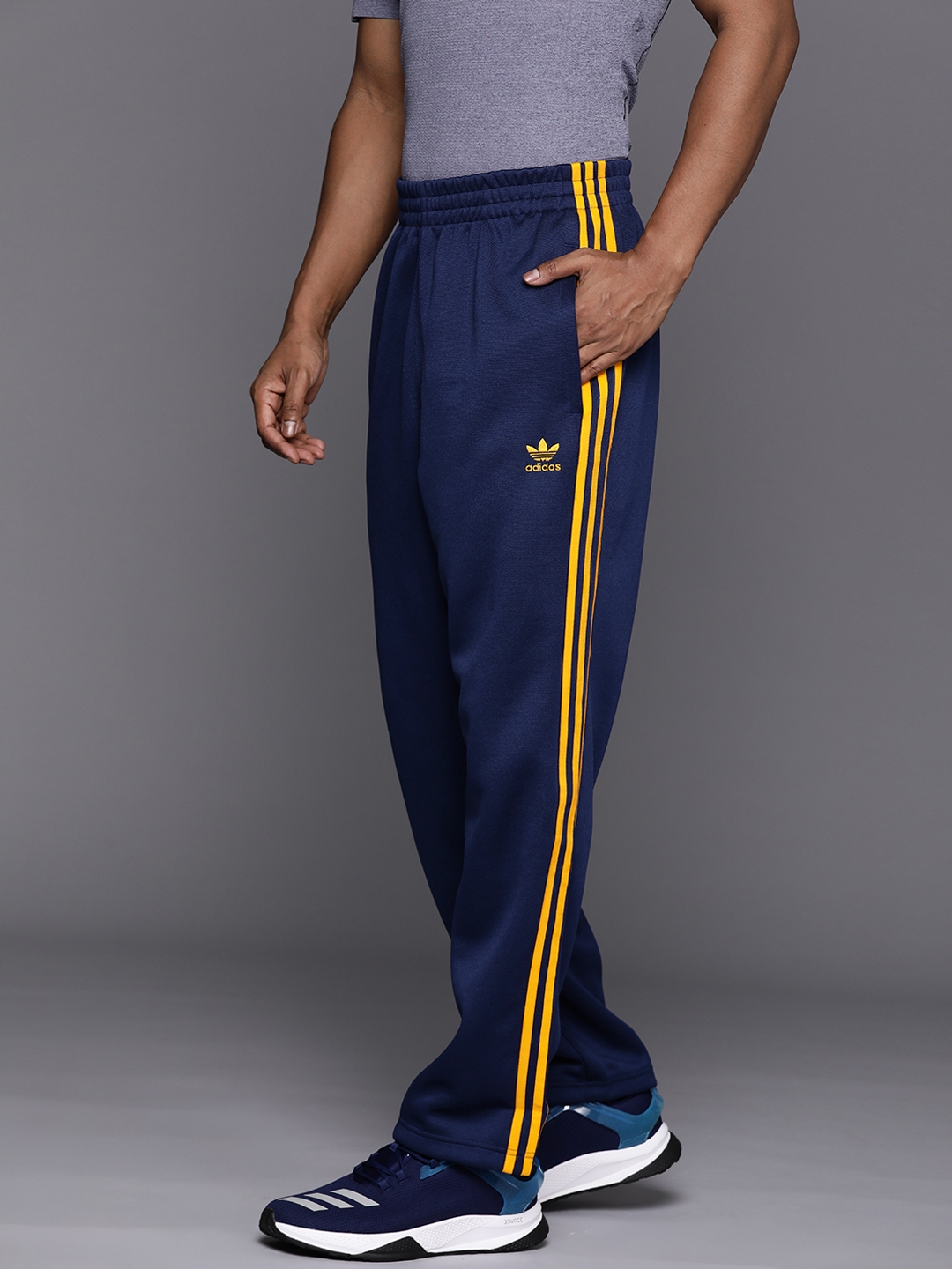 Adidas pants blue stripes new arrivals