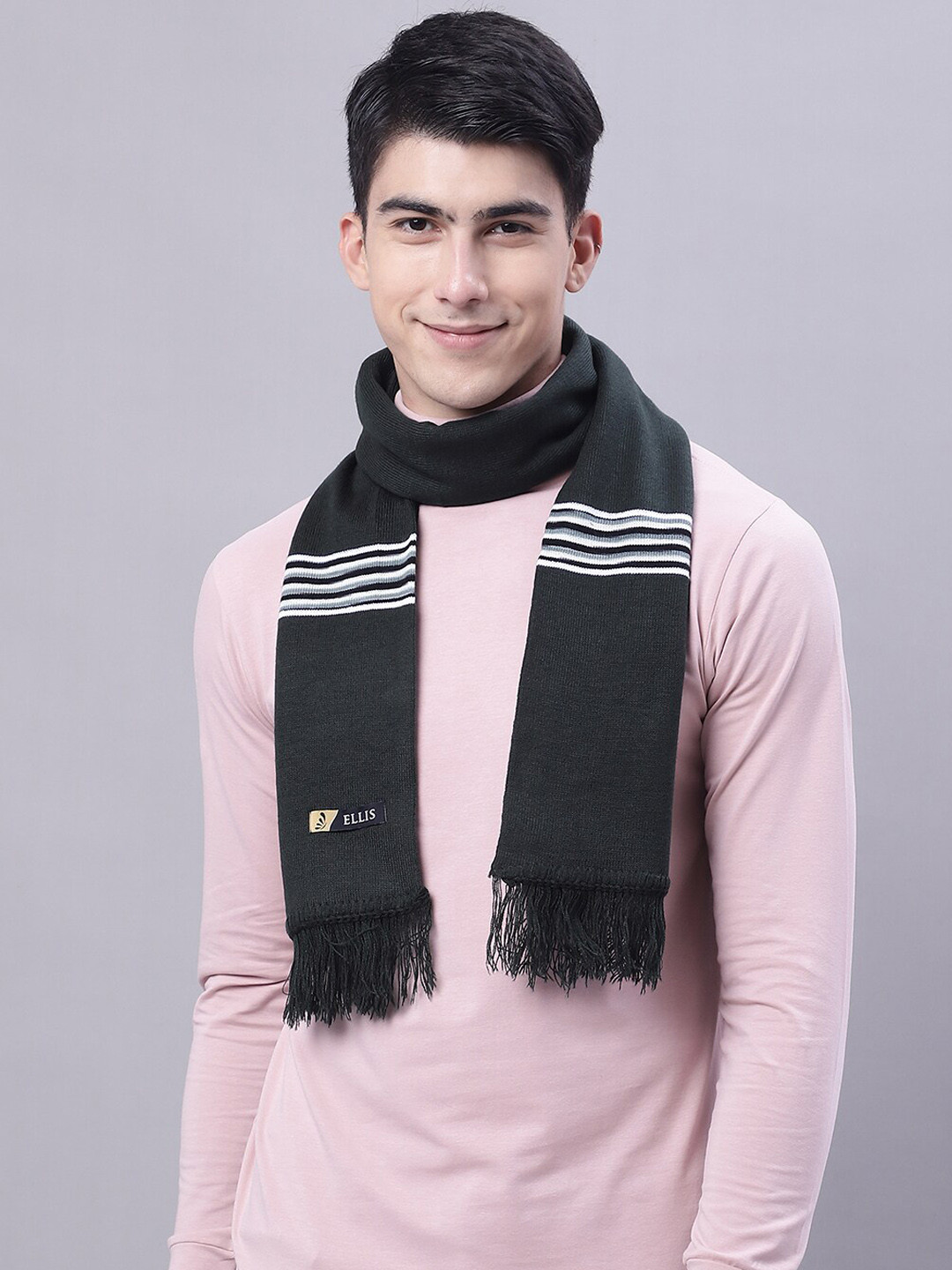 ELLIS Woven Design Acrylic Muffler