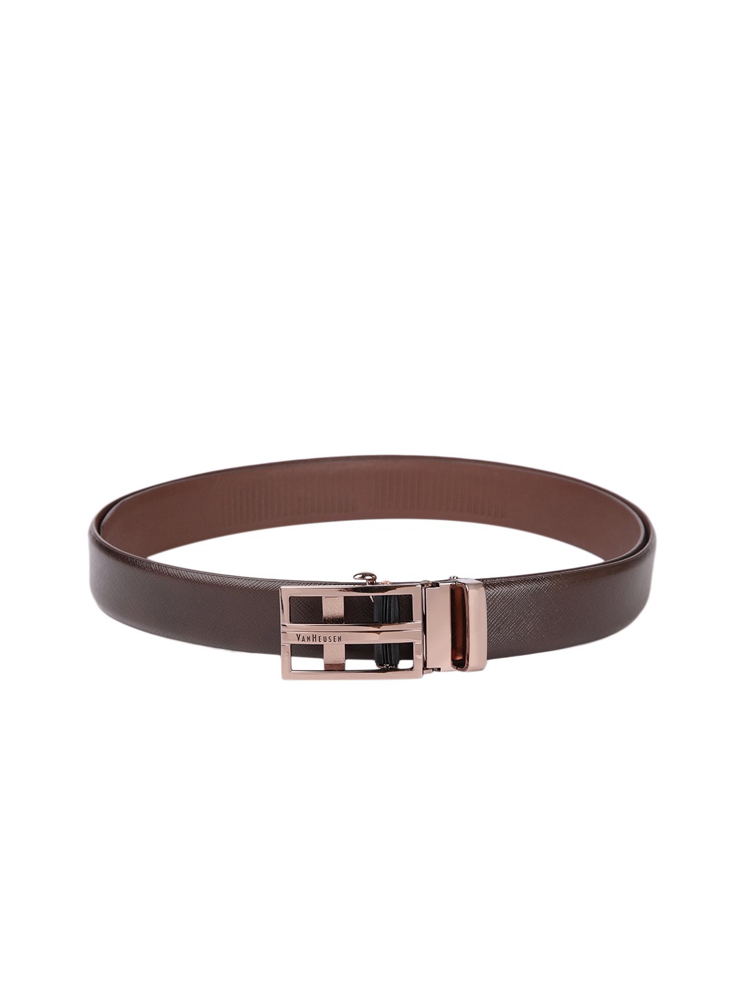 Buy Van Heusen Men Leather Belt with Auto Lock - Belts for Men 23720822 |  Myntra