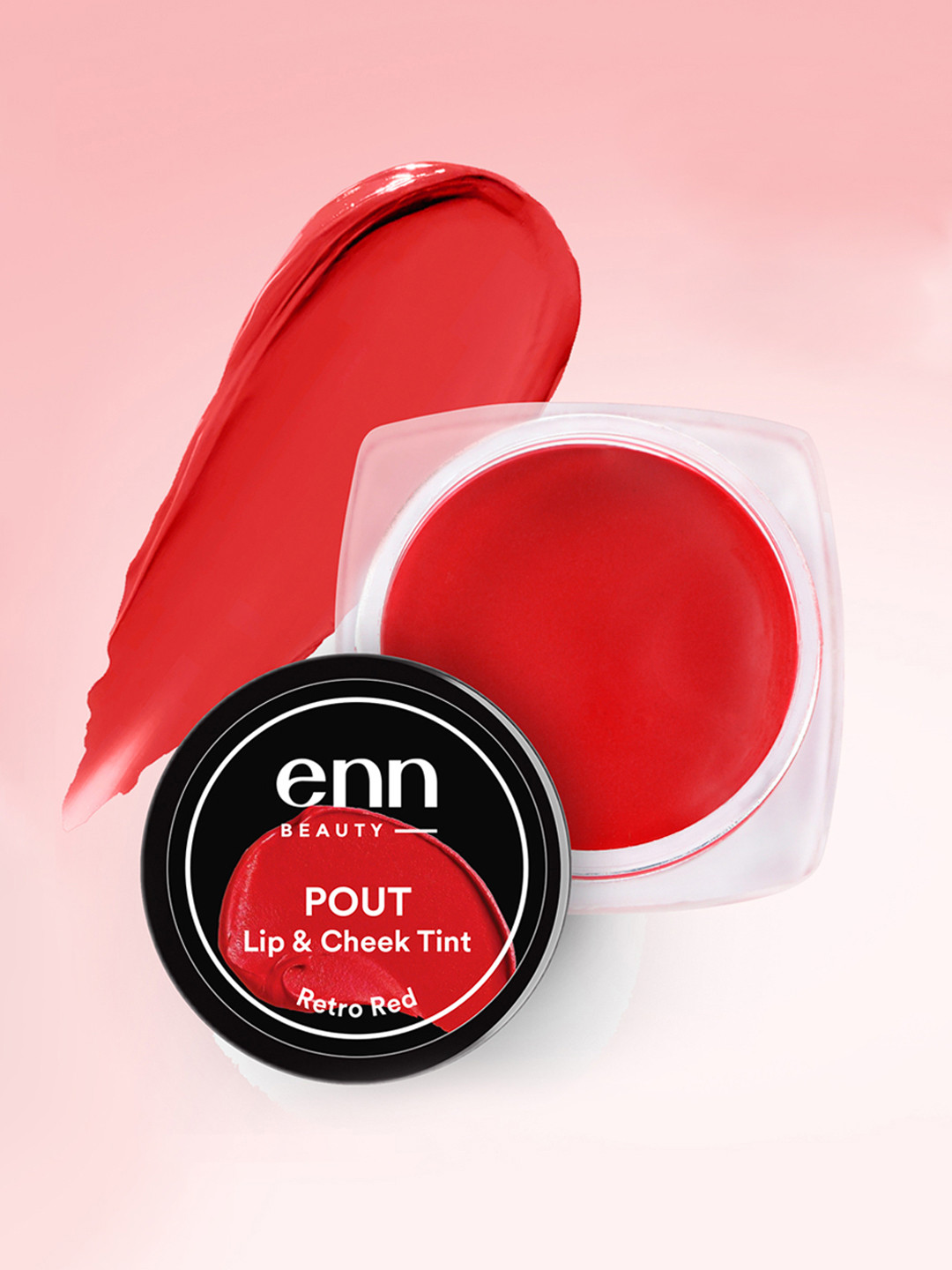 ENN Hydrating & Long Lasting SPF10 Lip & Cheek Tint with Avocado Oil 4g - Retro Red