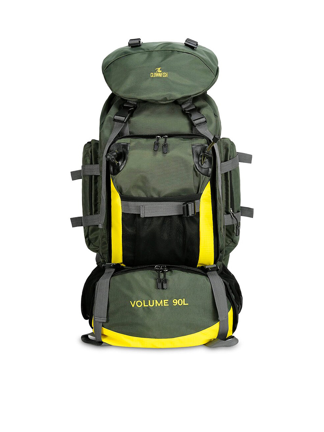 THE CLOWNFISH Summit Seeker Unisex Colourblocked Mountaineering Outdoor Sports Backpack