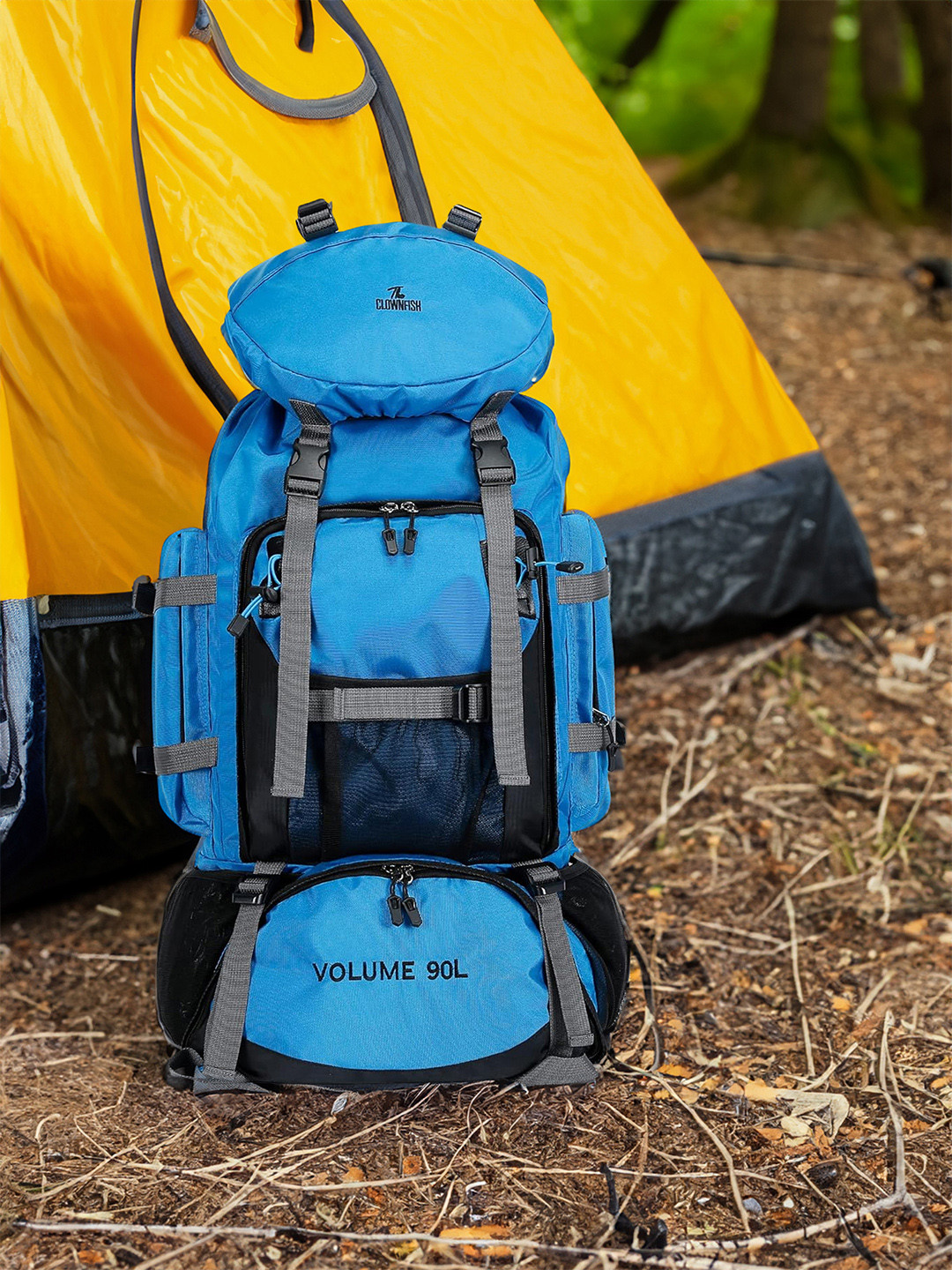 THE CLOWNFISH Summit Seeker Unisex Colourblocked Mountaineering Outdoor Sports Backpack