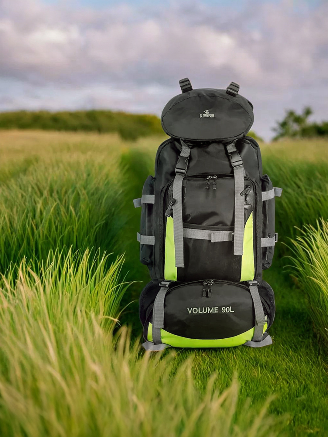 THE CLOWNFISH Summit Seeker Unisex Colourblocked Mountaineering Outdoor Sports Backpack