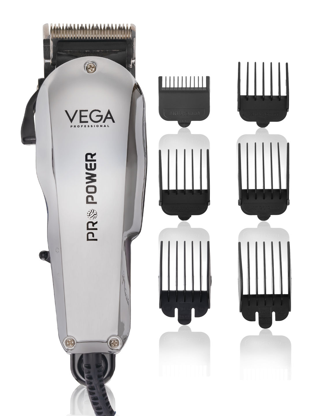 VEGA PROFESSIONAL VPMHC-02 Pro Power Corded Taper Blade Hair Clipper - White