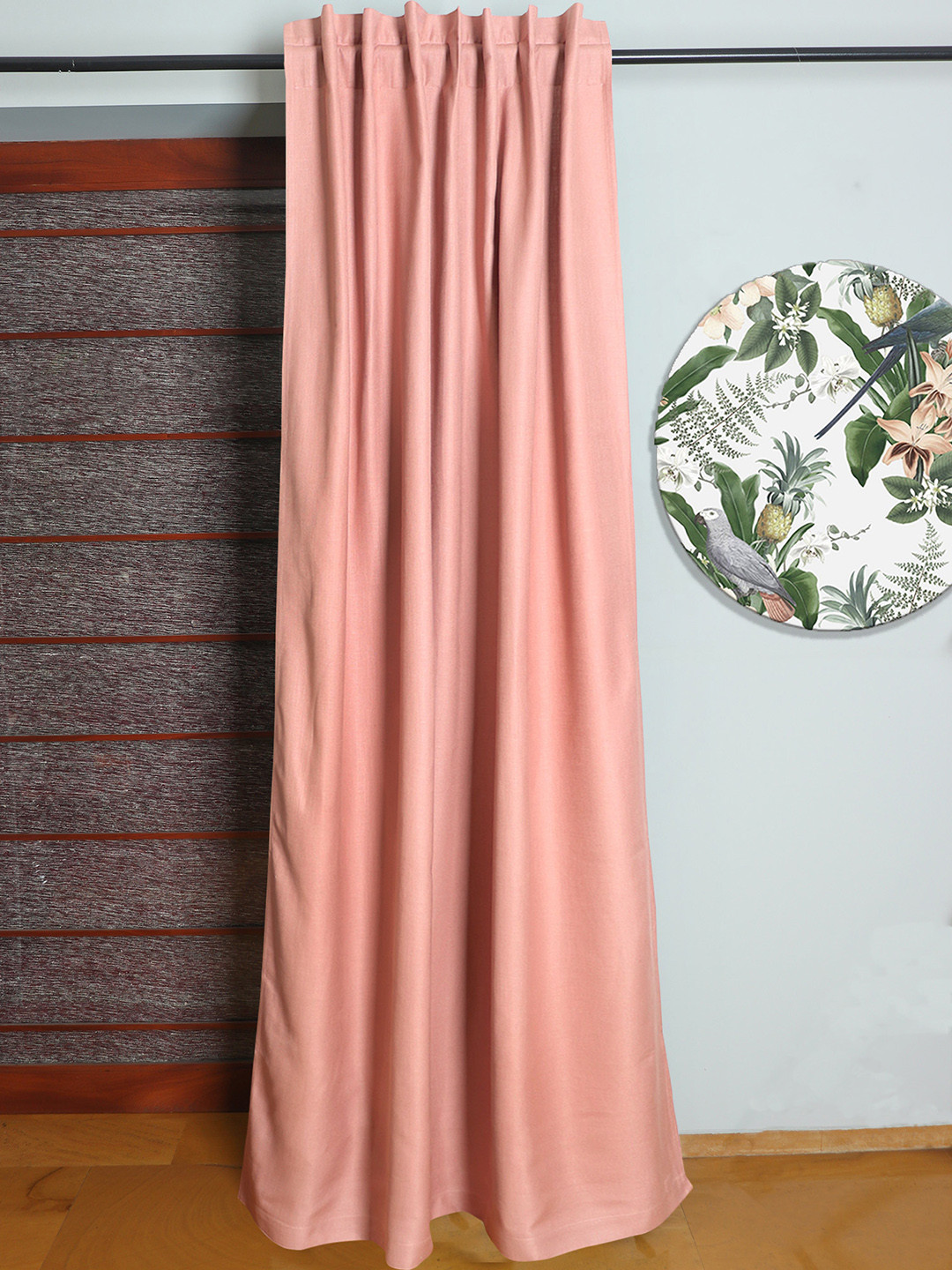 ZEBA Coral Room Darkening Door Curtain