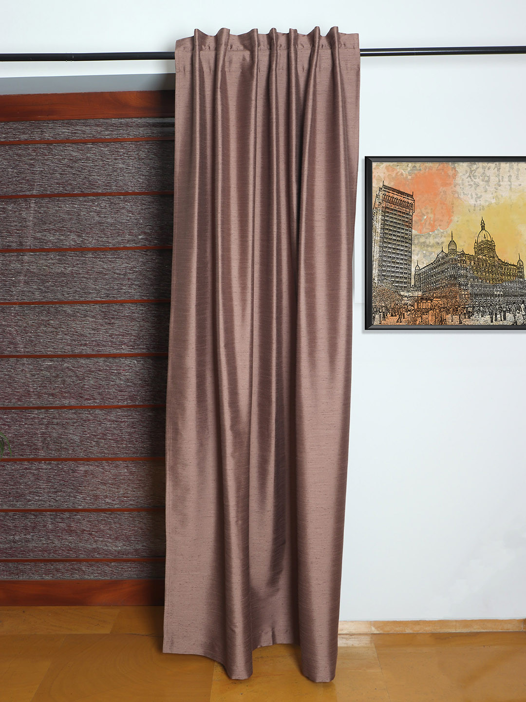 ZEBA Brown Door Curtain
