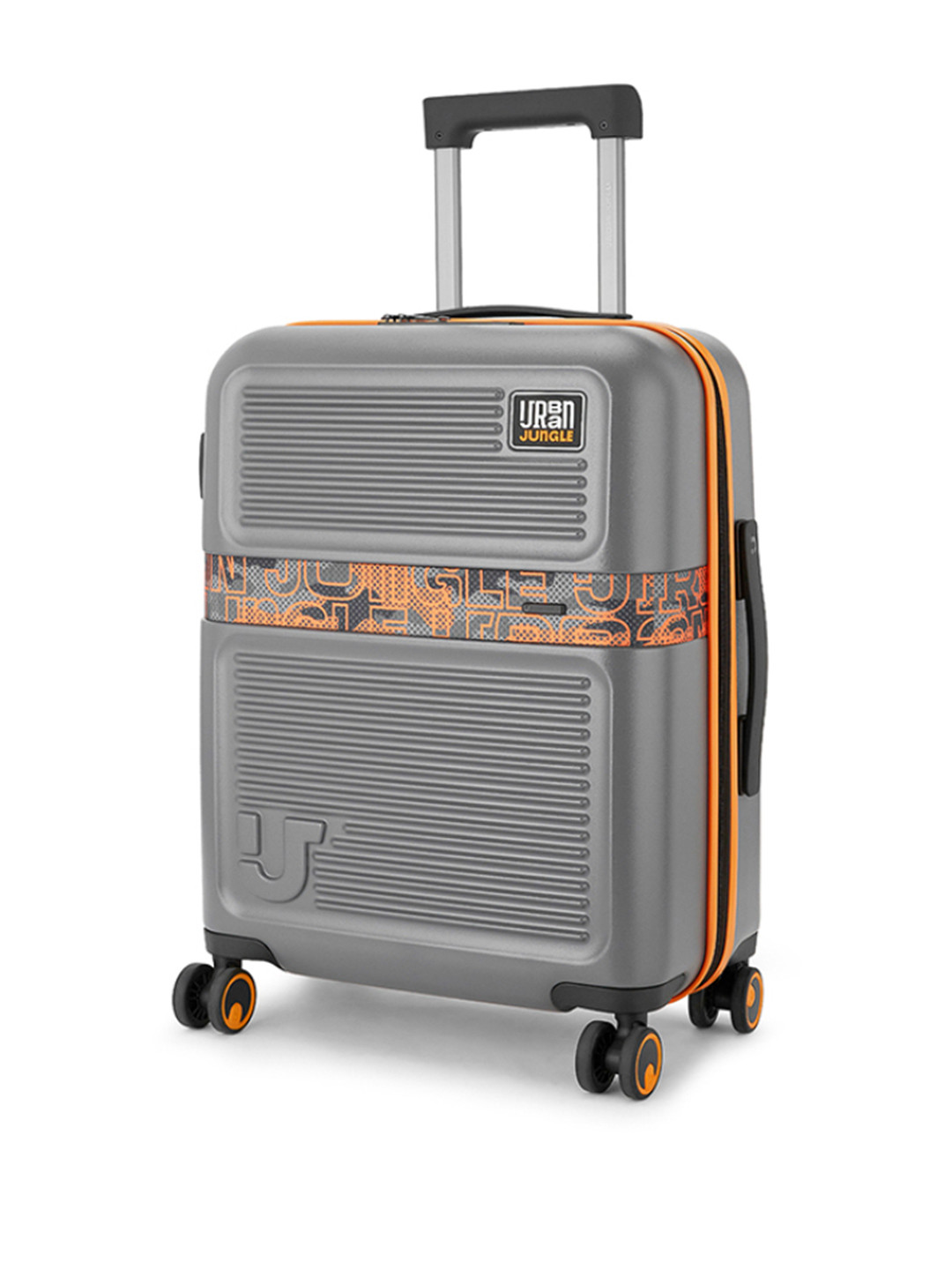 Urban Jungle By Safari Ash Grey Cabin Hardside Polycarboante Trolley