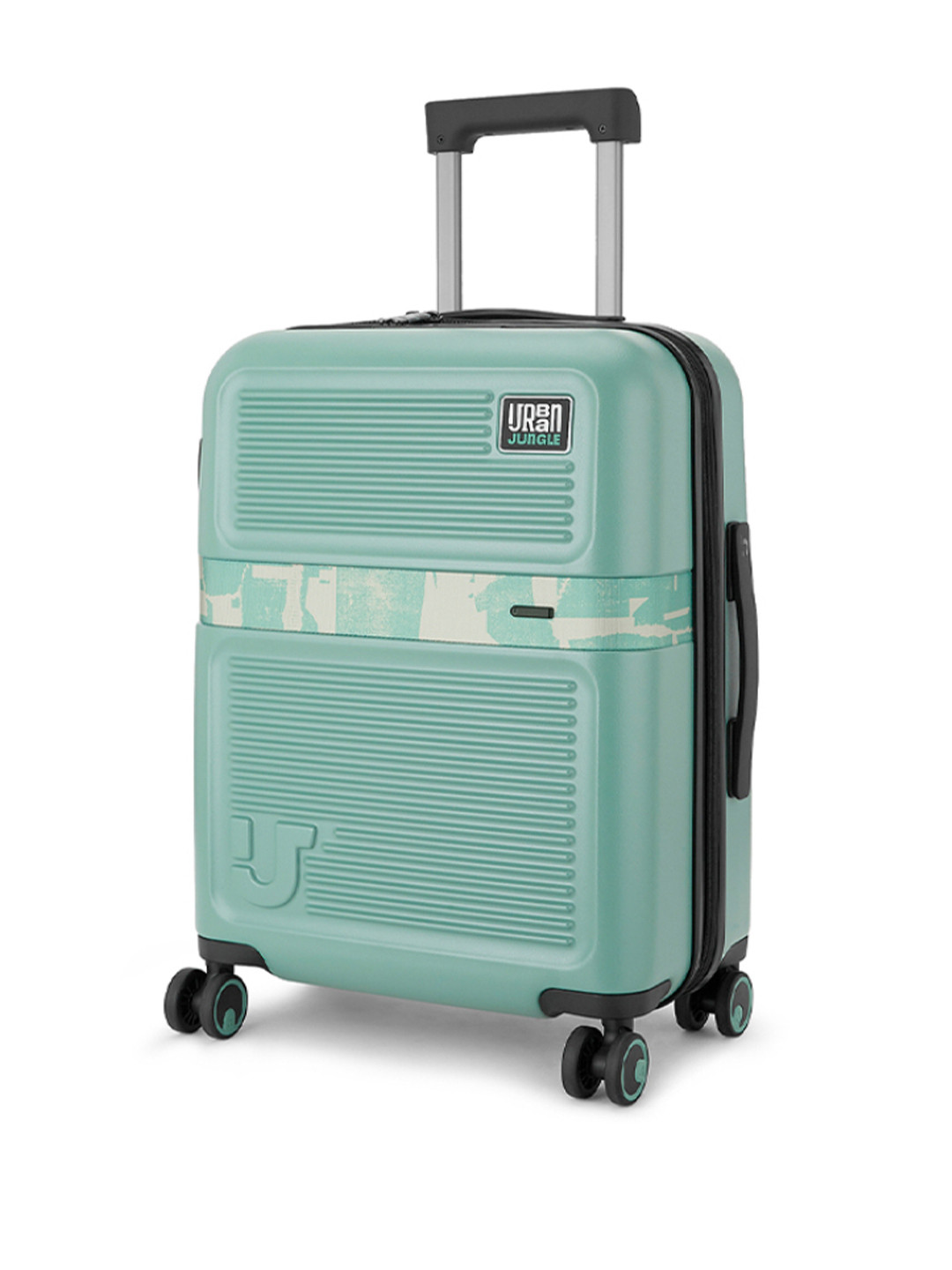 Urban Jungle By Safari Matcha Green Cabin Hardside Trolley Polycarbonate Suitcase