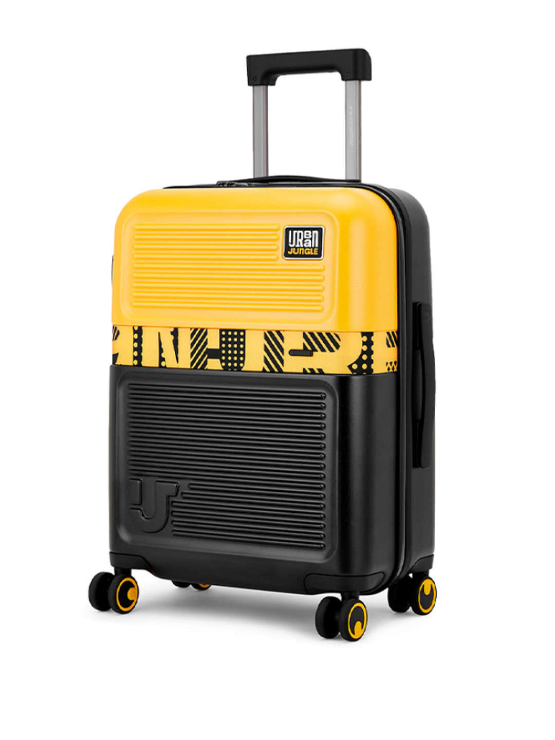 Urban Jungle By Safari Sundaze Yellow Cabin Hardside Trolley Polycarboante Suitcase