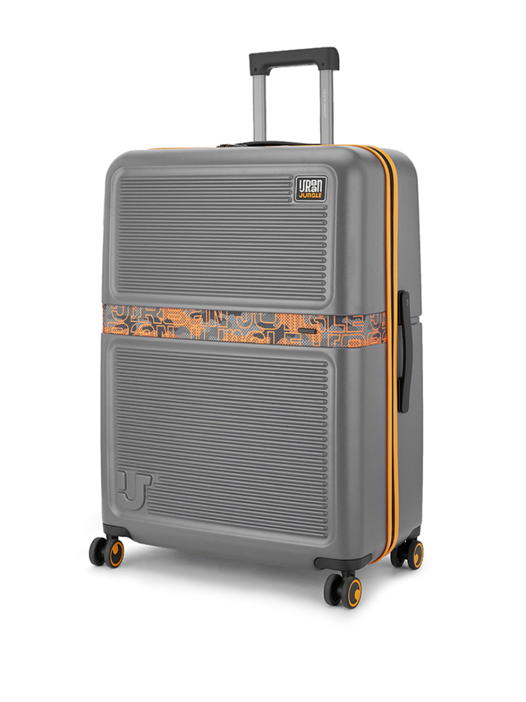 Urban Jungle By Safari Ash Grey Hardside Trolley Large Polycarboante Suitcase