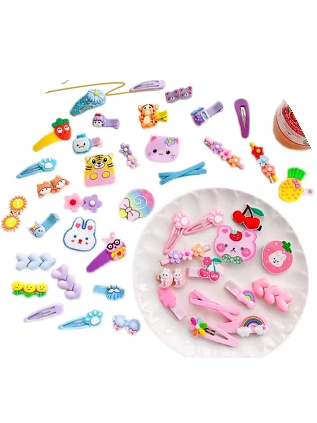 LYTIX Girls Set Of 14 Tic Tac Hair Clip