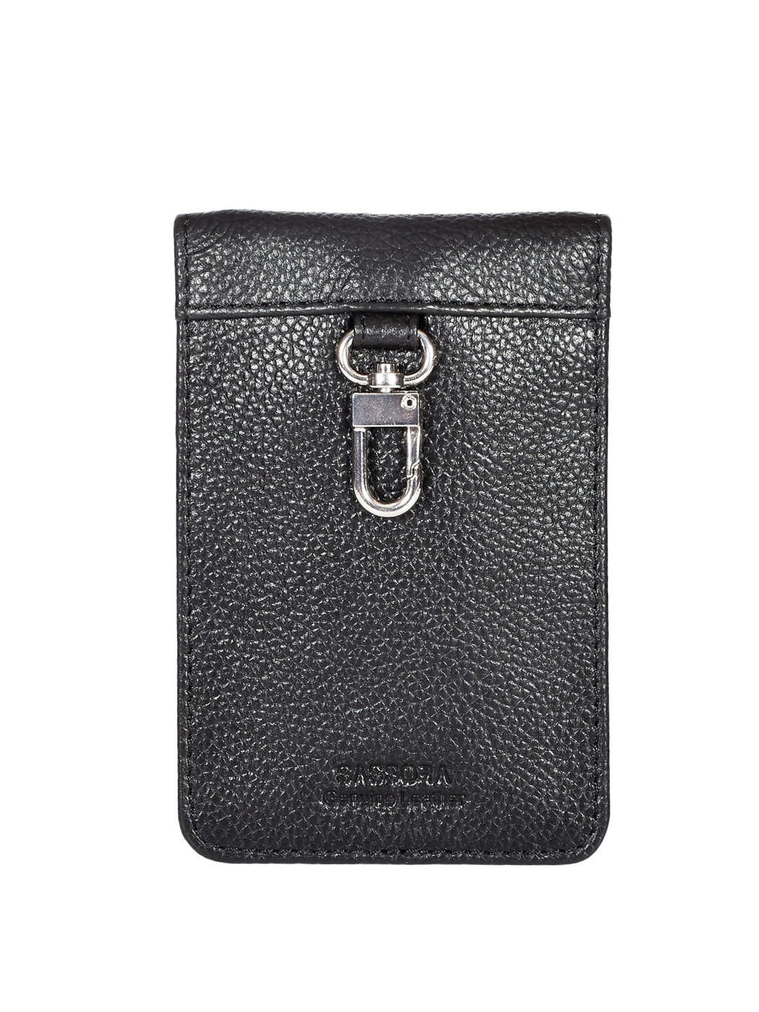 Sassora Textured Leather Car Key Chain Pouch