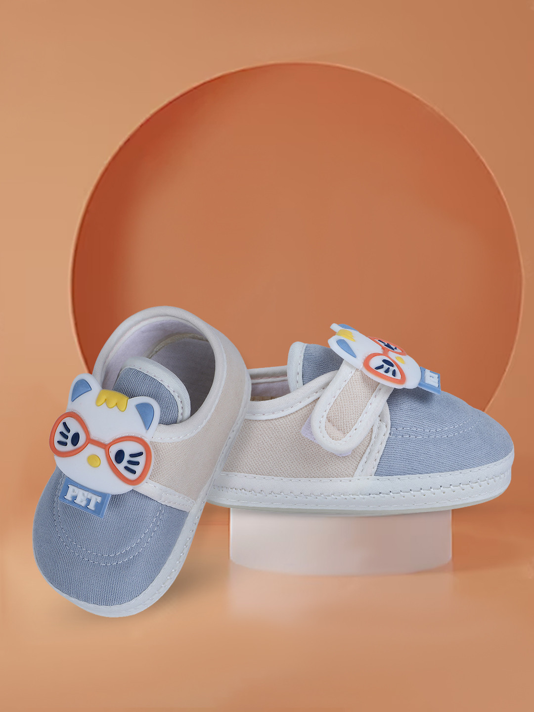 Baby Moo Infants Kids Kitty Patterned Pure Cotton Booties