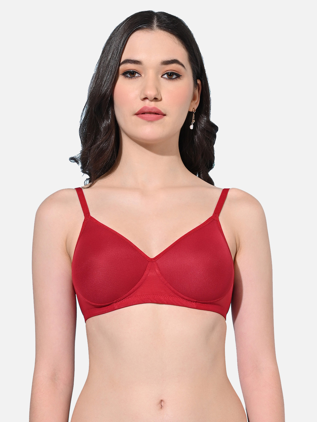 FIMS Lightly Padded Underwired Medium Coverage T-Shirt Bra