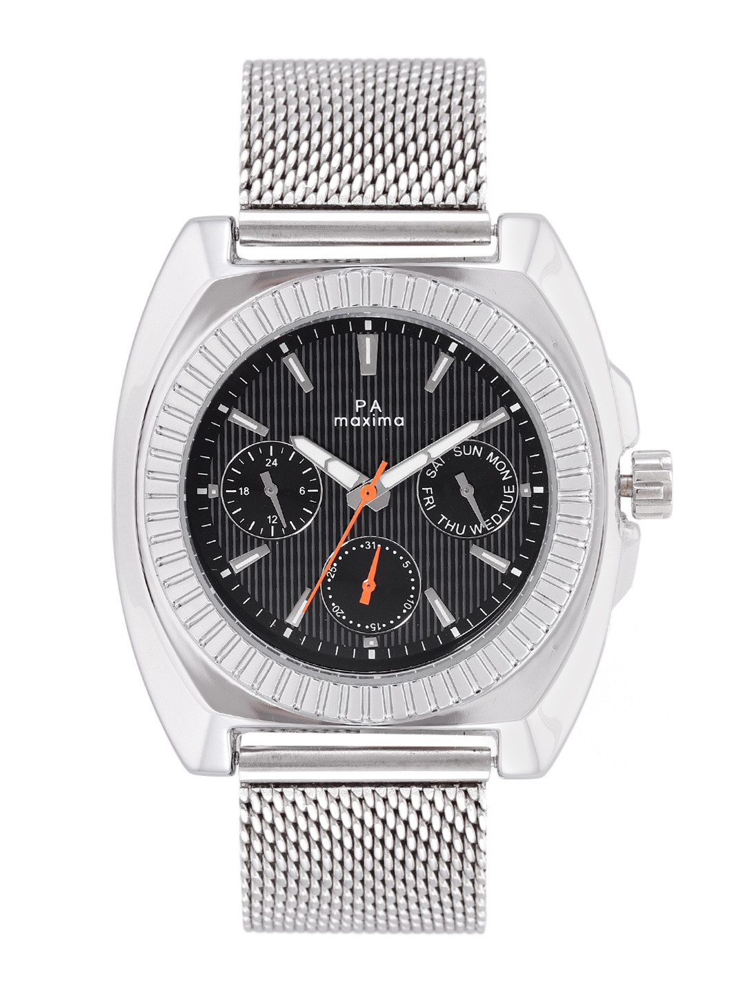 maxima Men Bracelet Style Analogue Multi Function Watch 52380CAGI