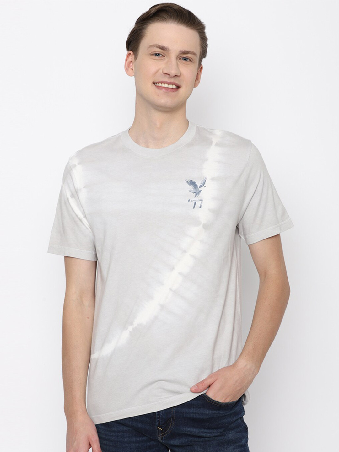 AMERICAN EAGLE OUTFITTERS Tie & Dye Dyed Pure Cotton T-shirt