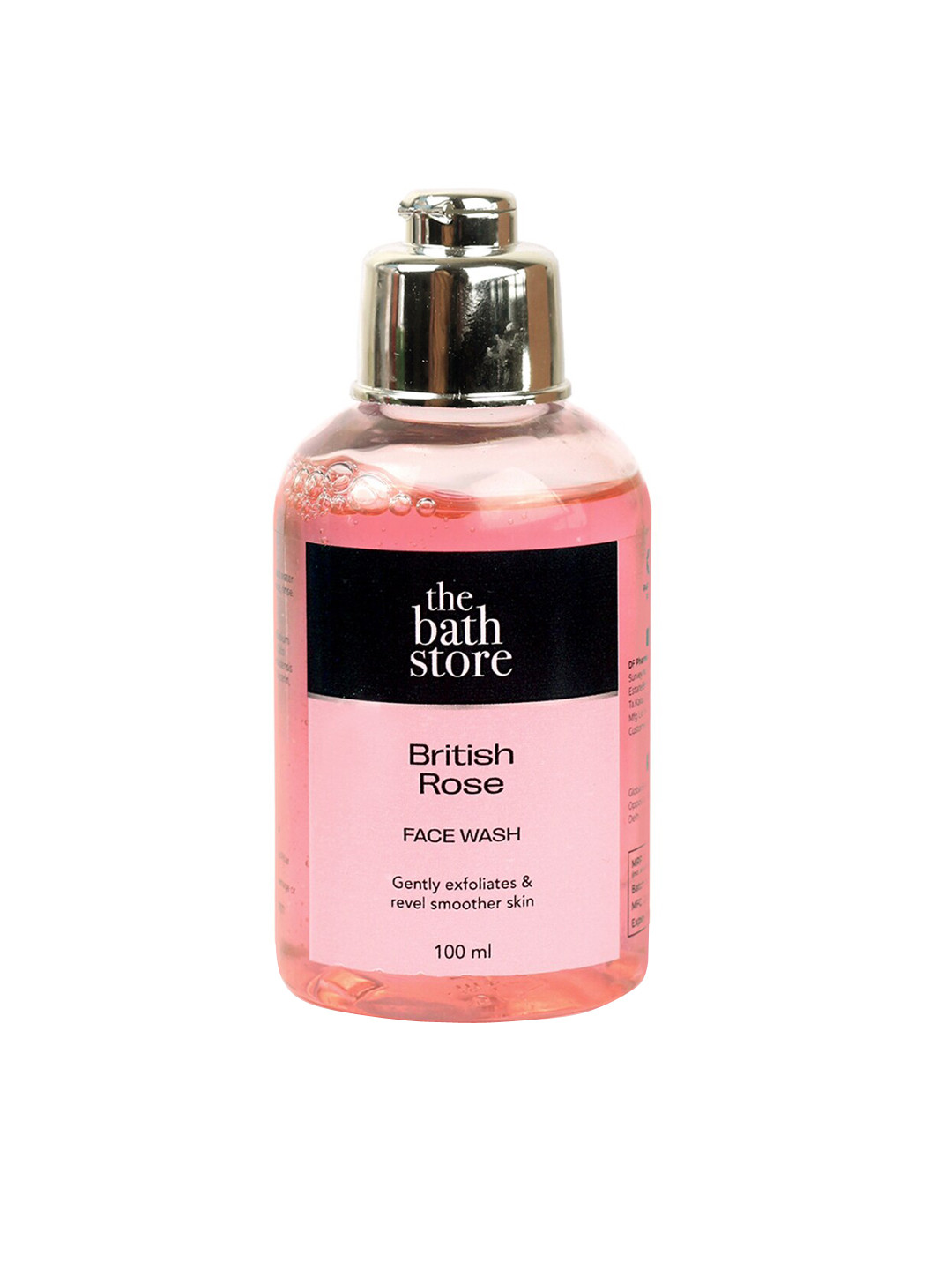 The Bath Store British Rose Rejuvenating & Gently Exfoliates Face Wash - 100ml