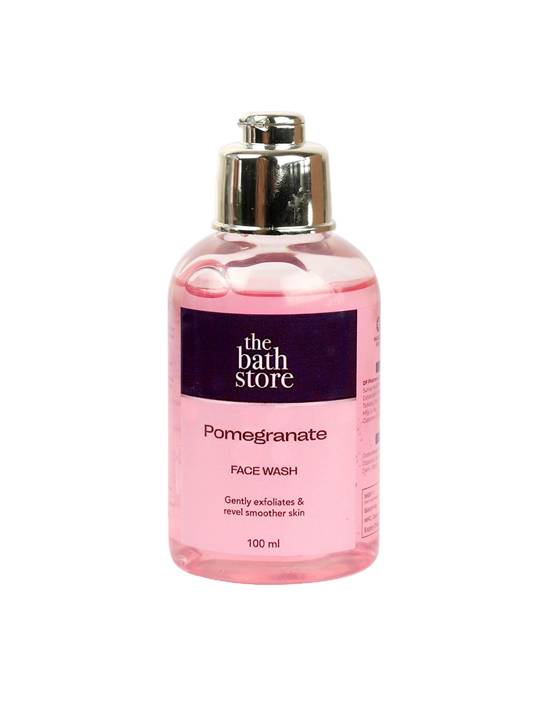 The Bath Store Pomegranate Face Wash to Gently Exfoliates & Revels Smoother Skin - 100 ml