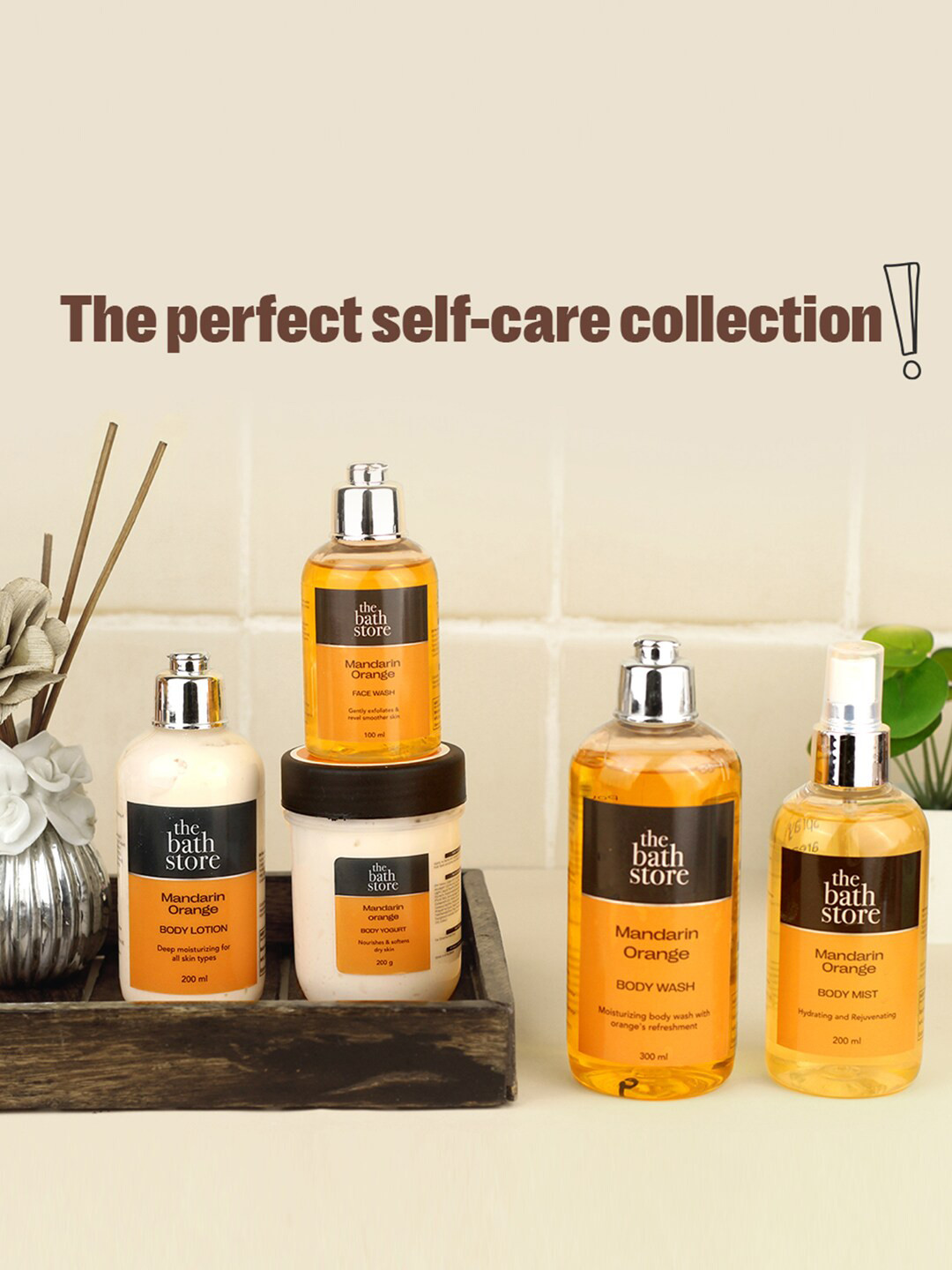 The Bath Store Mandarin Orange Hydrating & Rejuvenating Body Mist 200ml