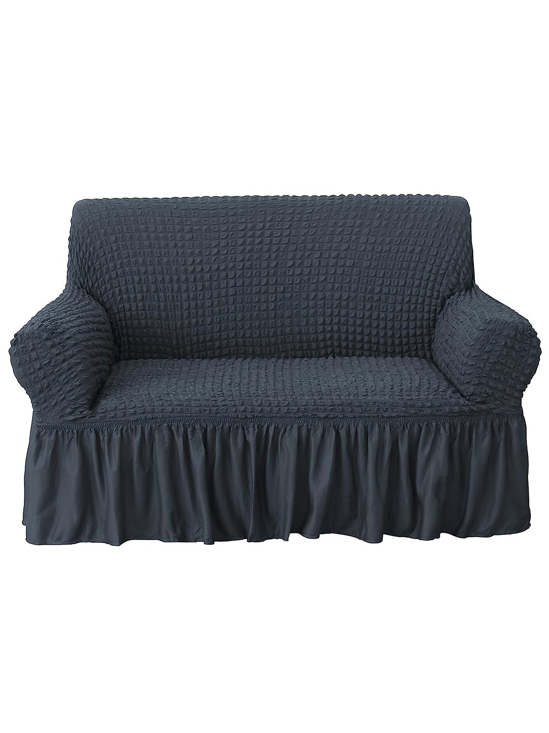 HOUSE OF QUIRK Grey Single-Seater Sofa Cover