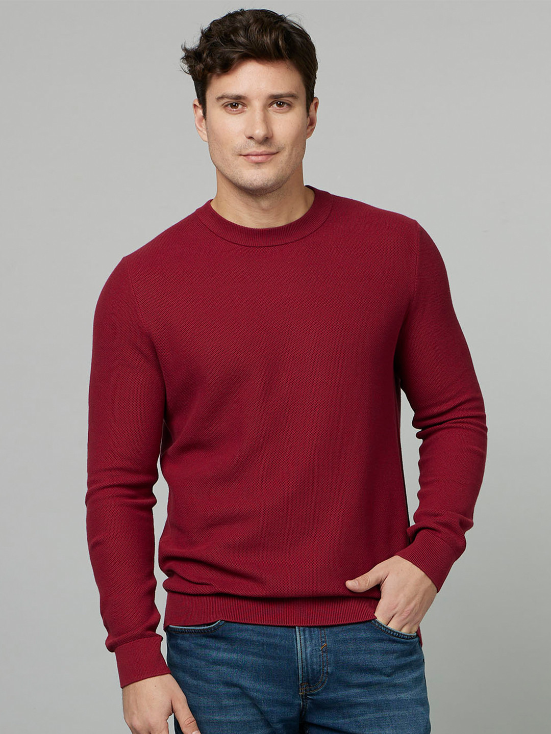 Celio Long Sleeves Cotton Pullover