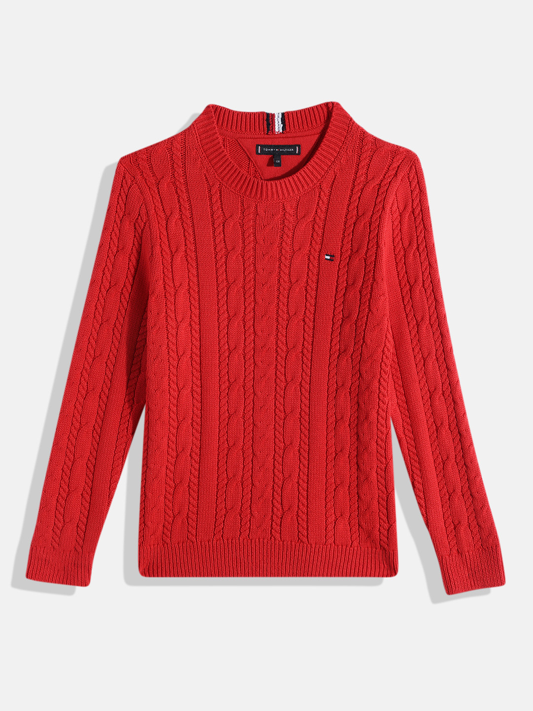Tommy Hilfiger Boys Cable Knit Pullover