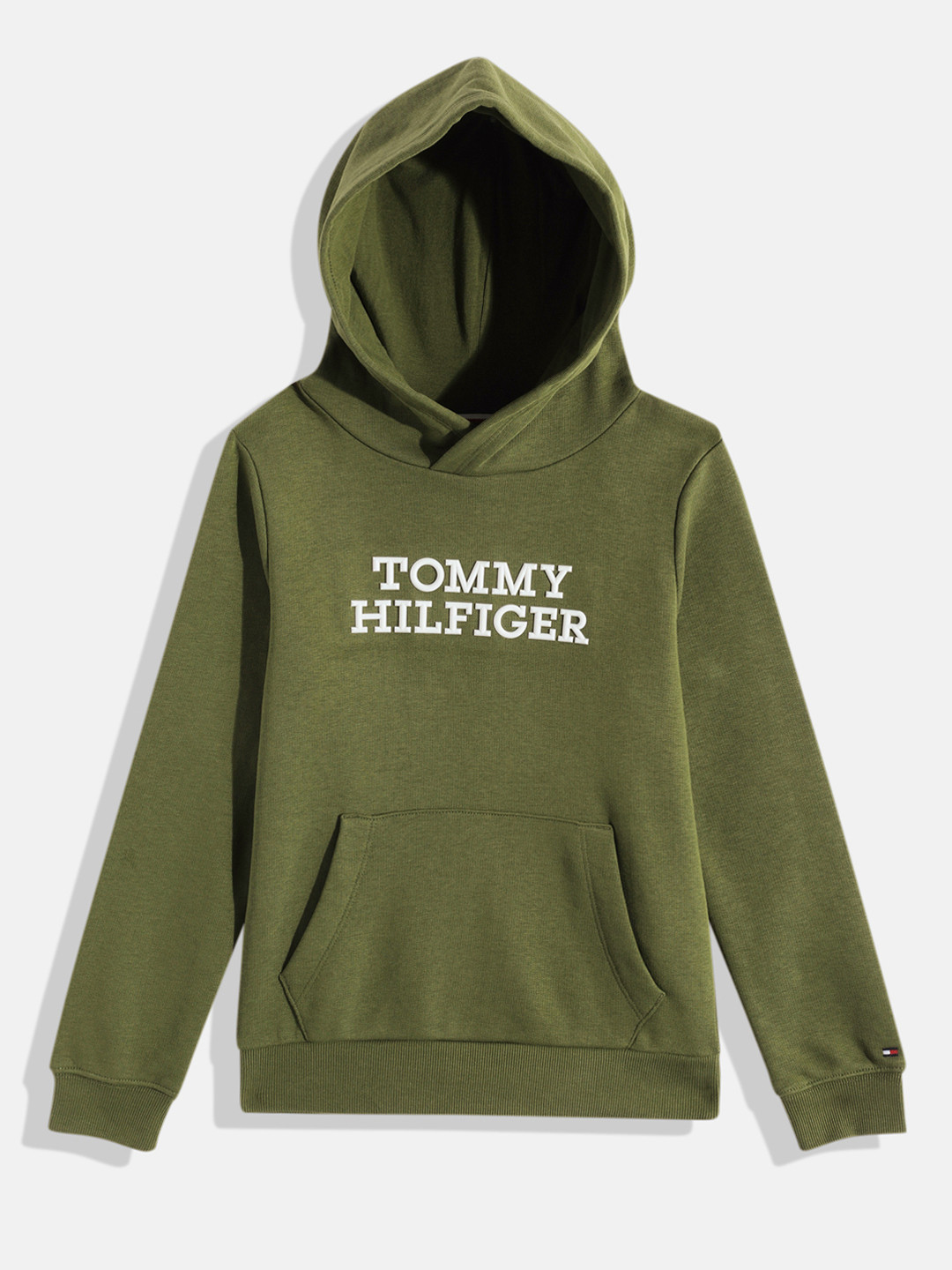 Tommy Hilfiger Boys Brand Logo Hooded Sweatshirt