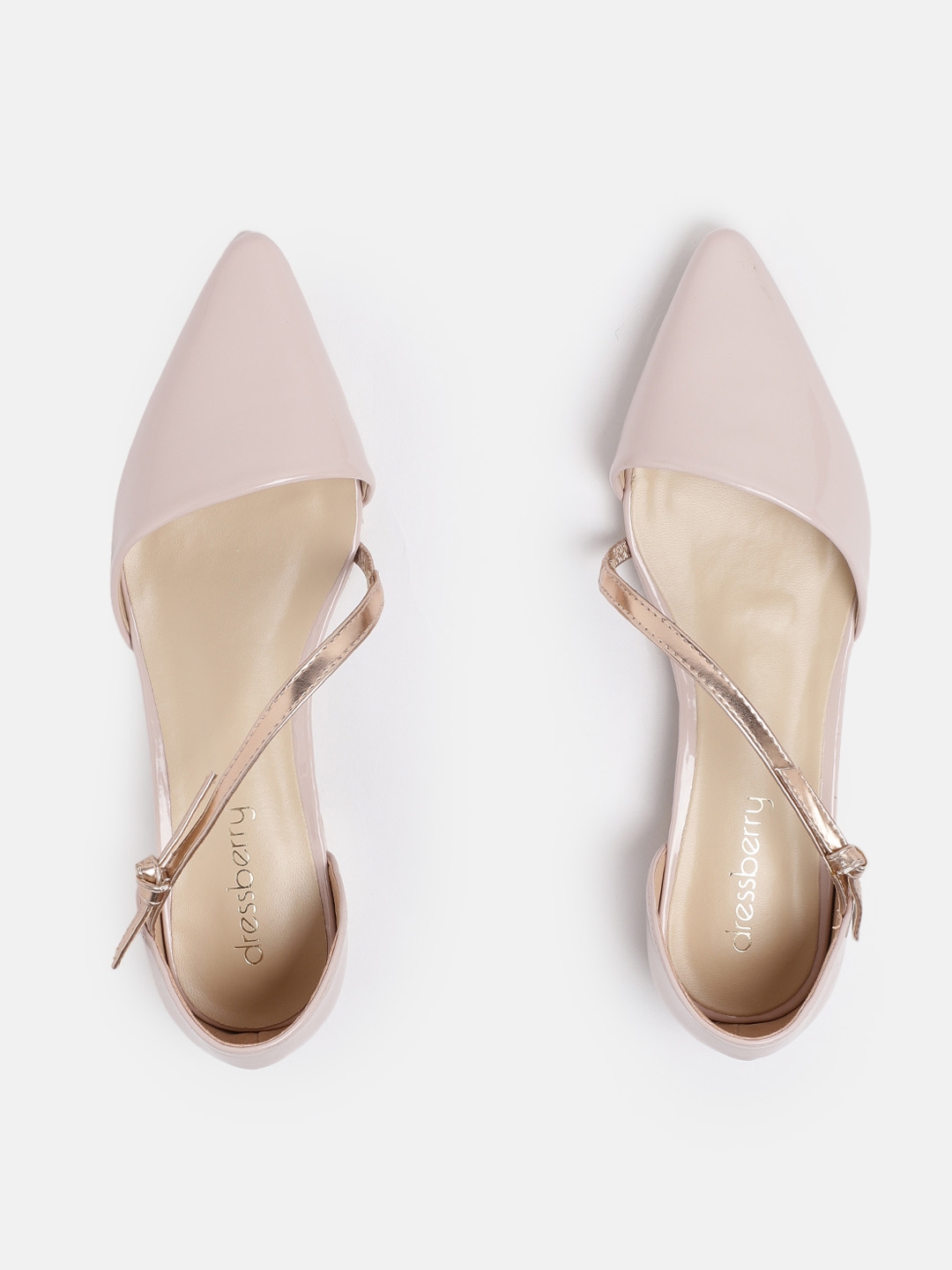 Pink Solid Synthetic Ballerinas - Flats 