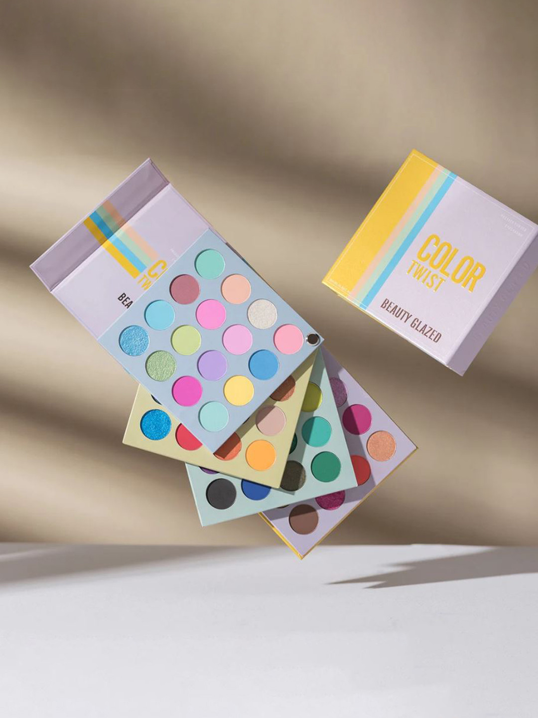 BEAUTY GLAZED Color Twist Eyeshadow Palette - 76 gm - B123