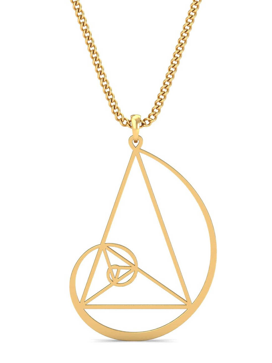 KUBERBOX Precis 18KT Gold Pendant- 2.32gm