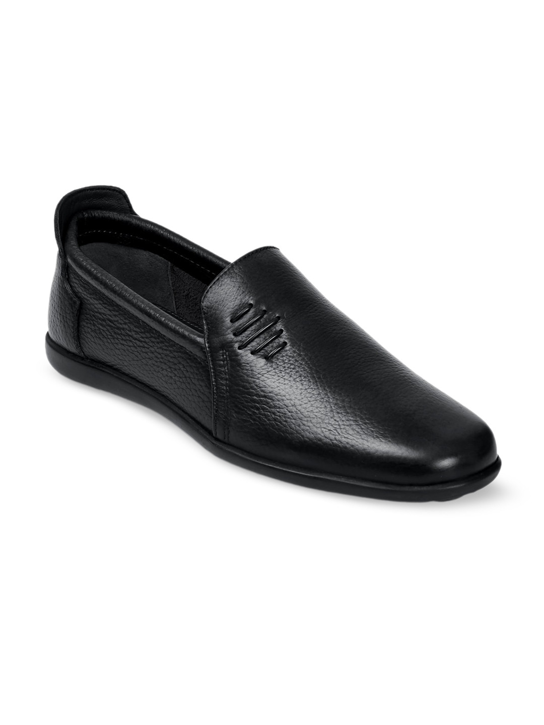Zoom Shoes Men Round Toe Leather Lightweight Formal Loafers