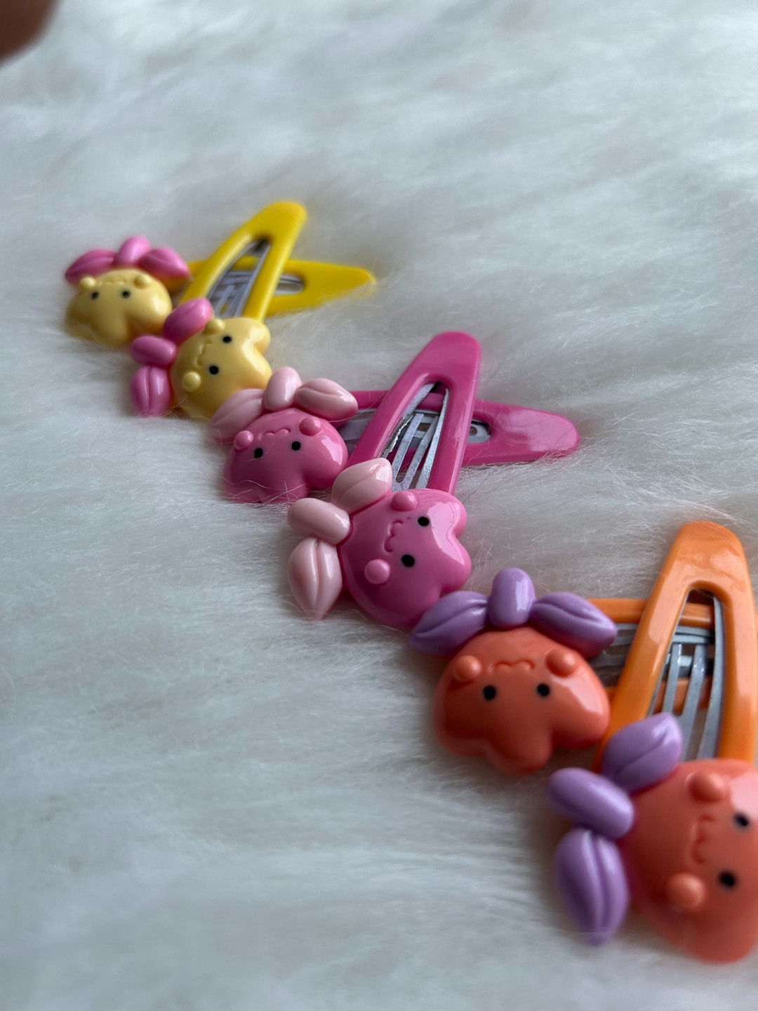 LYTIX Girls Set of 6 Cartoon & Unicorn Designs Metal Tic Tac Hair Clips