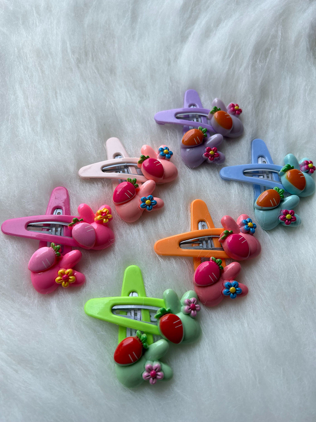 LYTIX Girls Set of 12 Cartoon & Unicorn Designs Metal Tic Tac Hair Clips