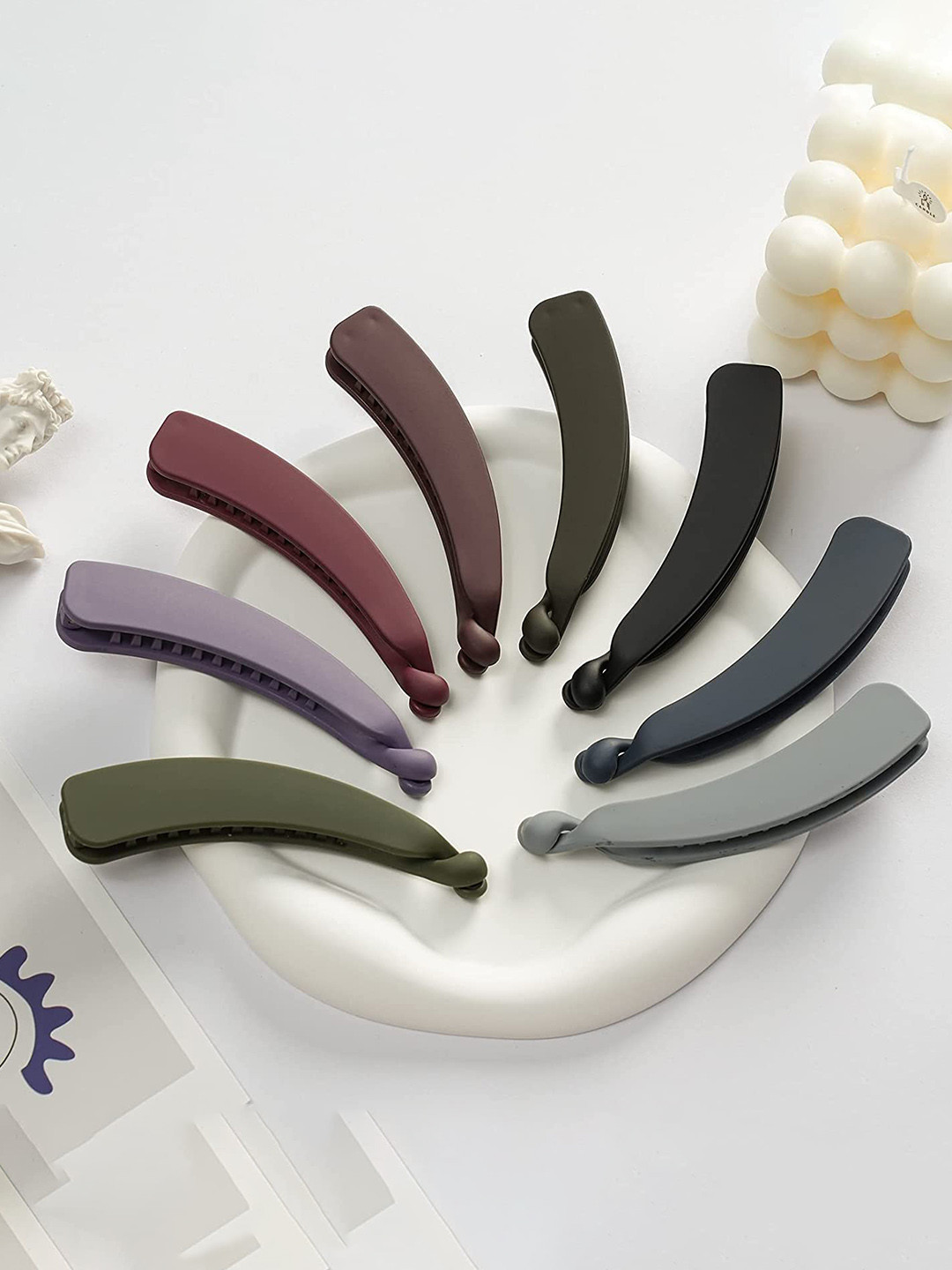 CHRONEX Girls Set Of 6 Banana Clip