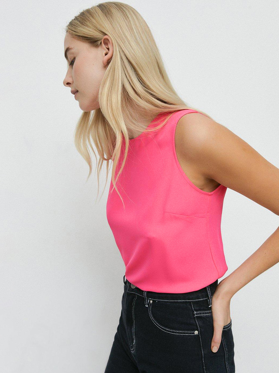 WAREHOUSE Pink Top
