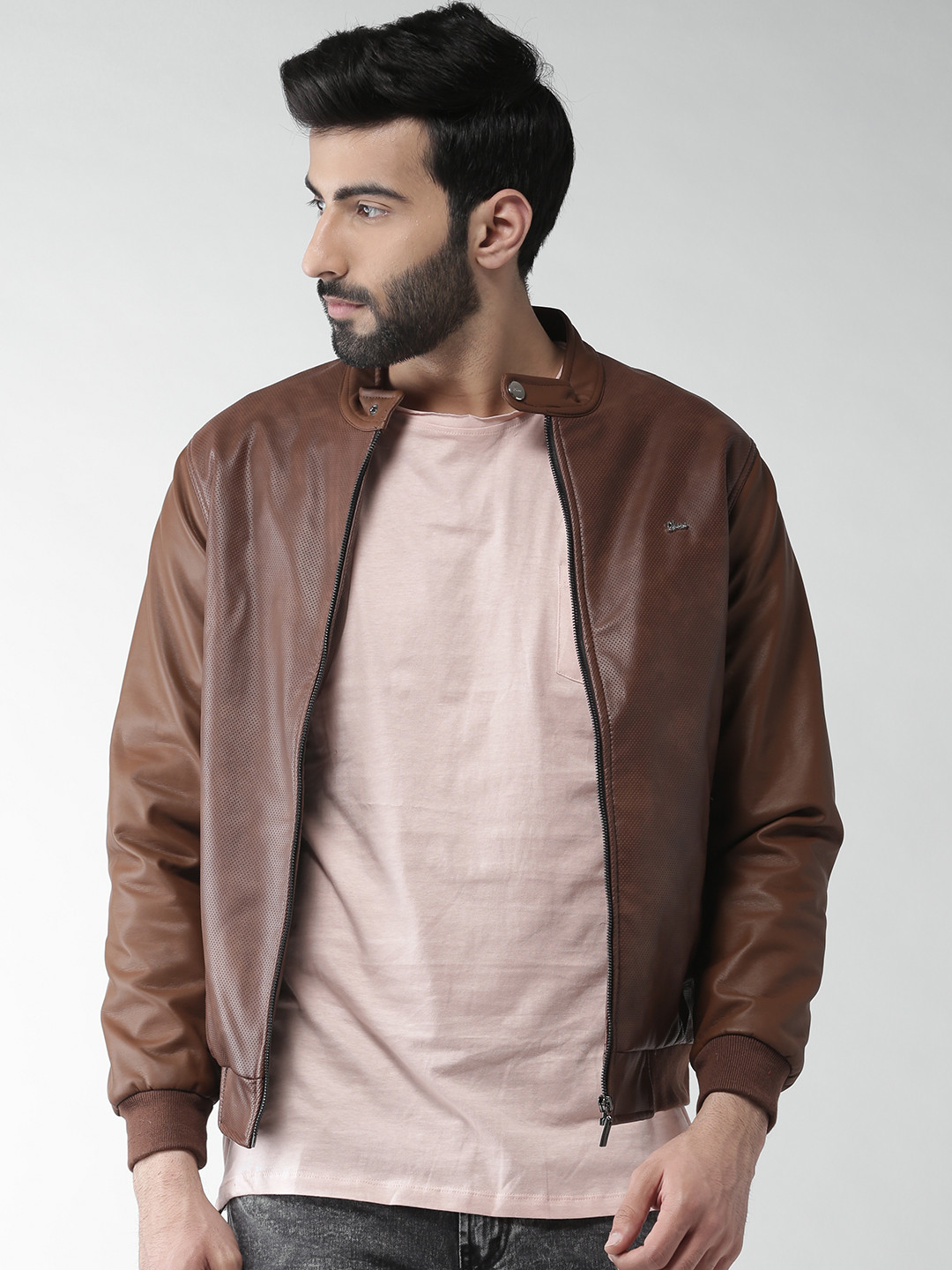 okane leather jacket