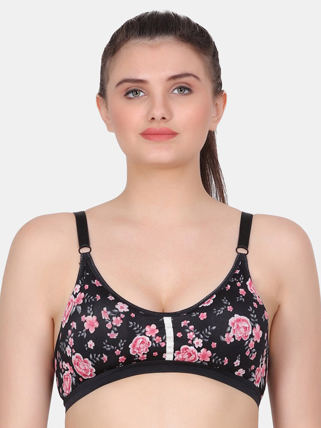 Amour Secret Floral Bra Full Coverage Lightly Padded