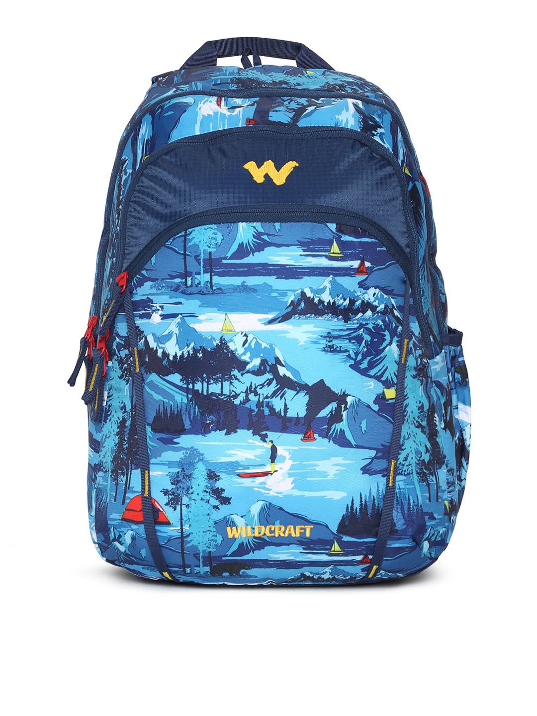 Wildcraft blue 2025 graphic backpack