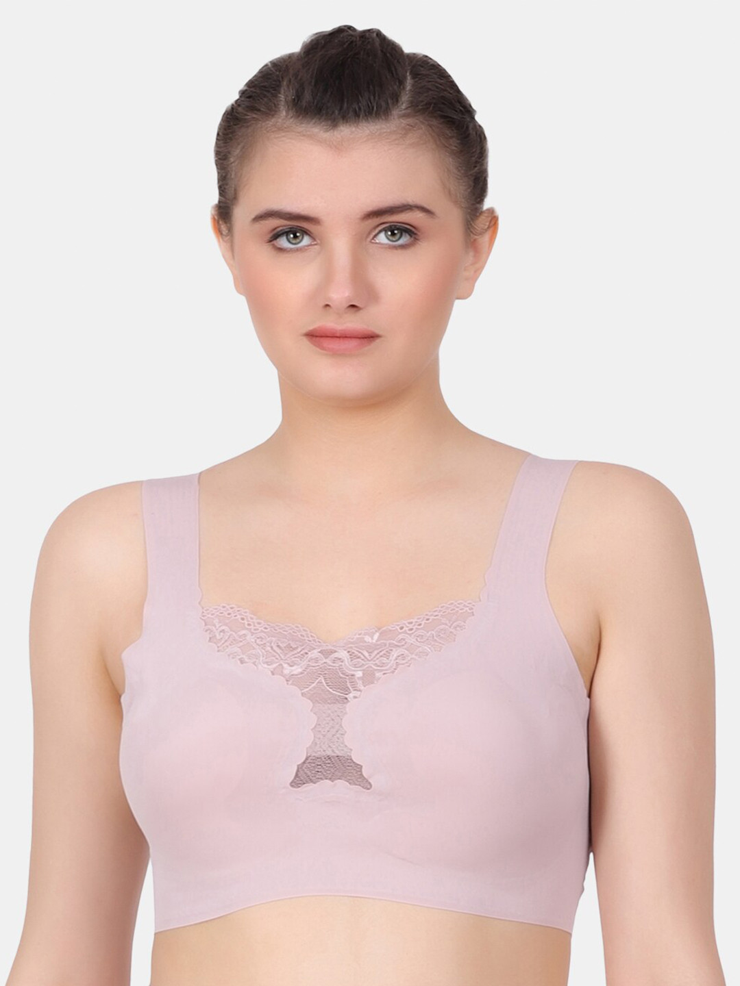 Amour Secret Sports Bra Removable Padding Full Coverage-SB111_Rbn