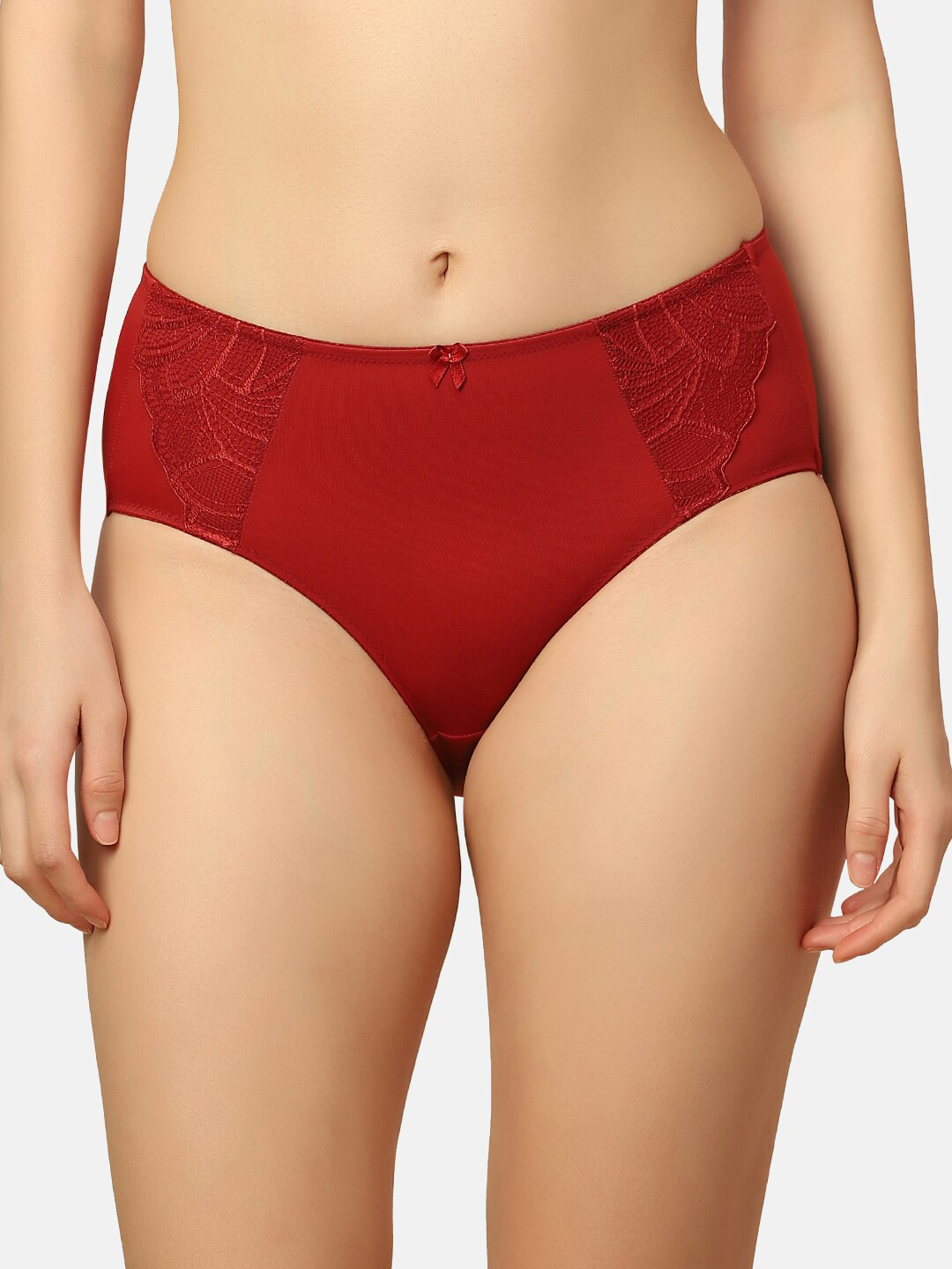 Triumph Women Lace Inserted Bow Detail Hipster Brief 756I575 MN