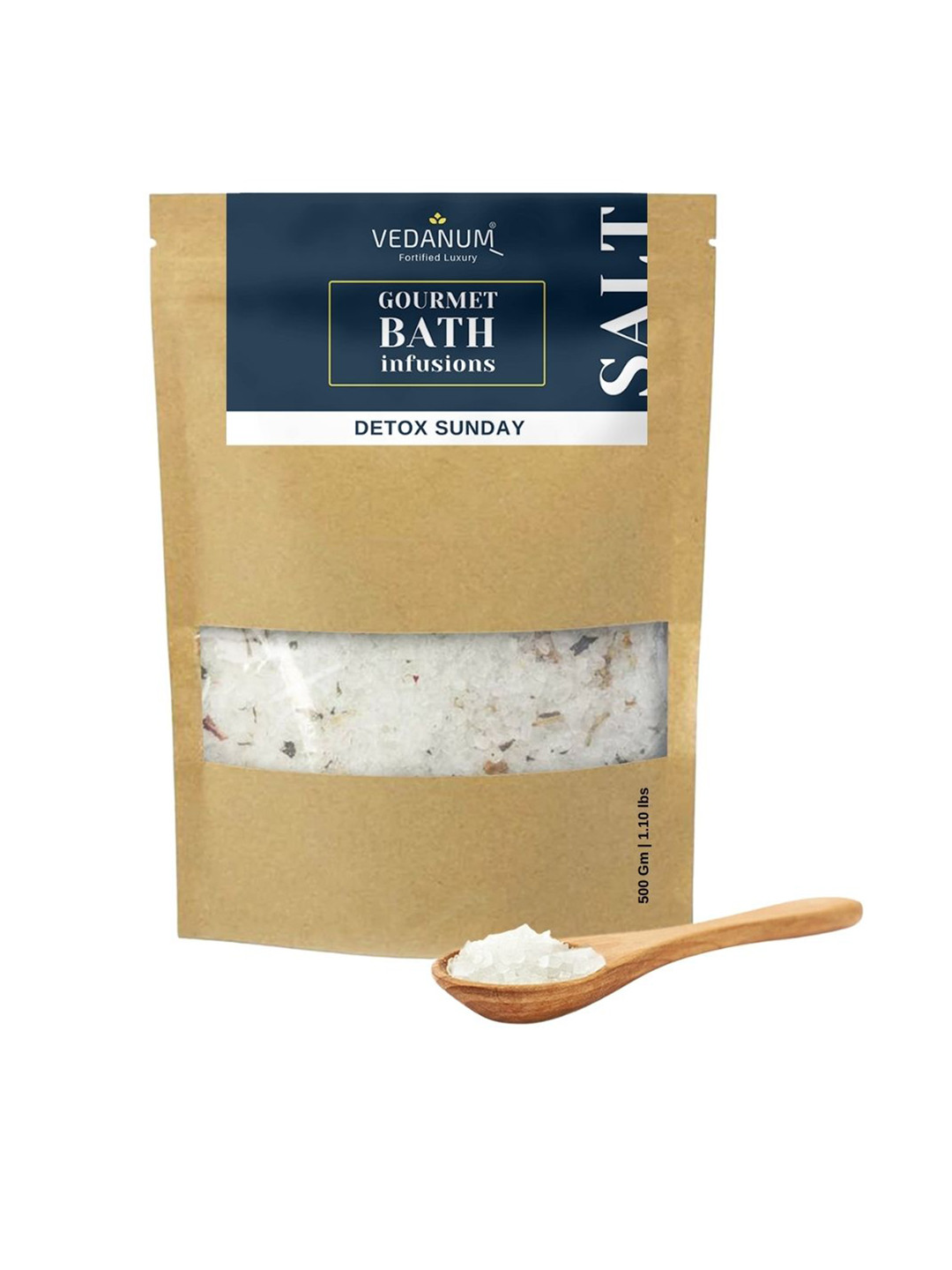 VEDANUM Gourmet Bath Infusions Aroma Bath Salt 500 gm - Detox Sunday