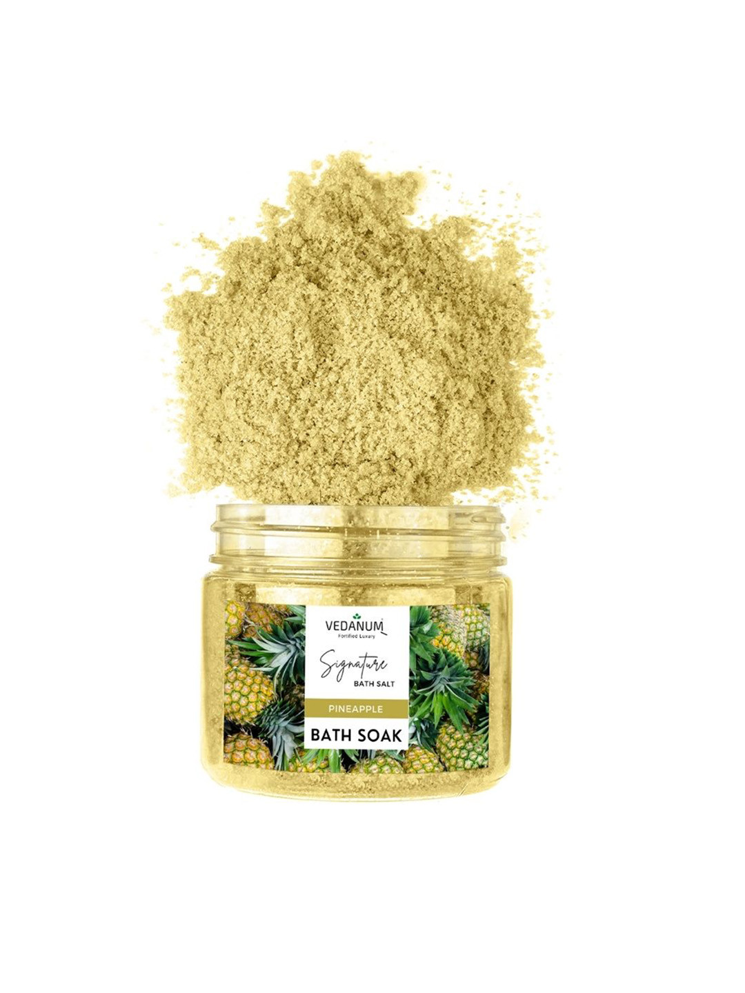 VEDANUM Premium Aromatic Pineapple Bath Salt For Skin Nourishment 200 gm