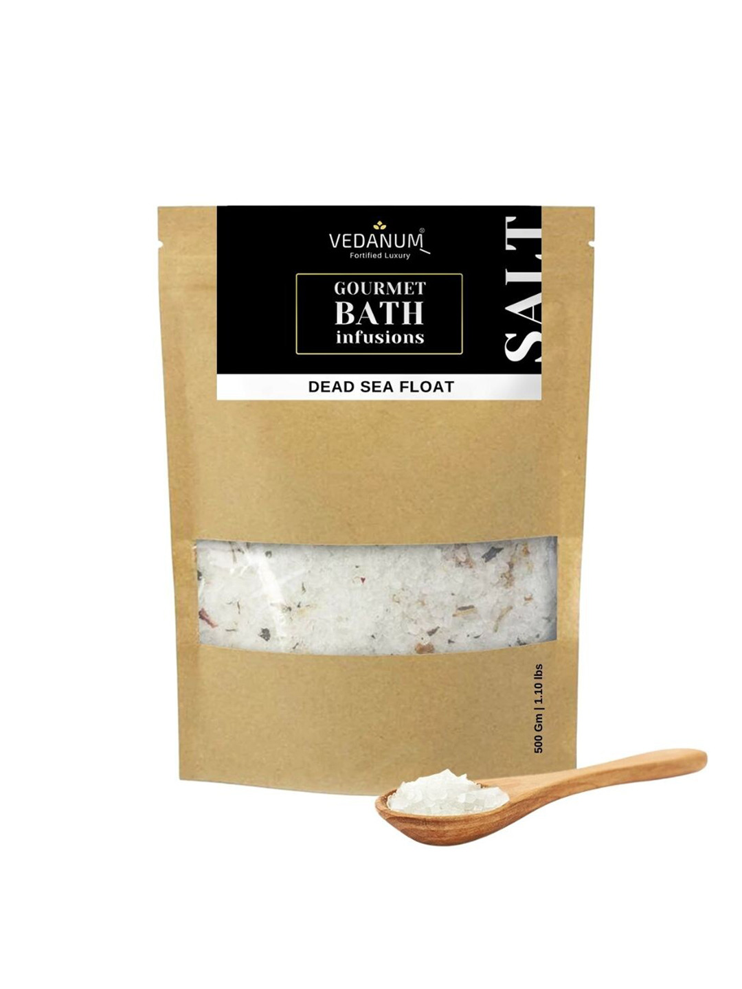 VEDANUM Dead Sea Aroma Bath Salt with Pure Epsom Salt - 500 gm